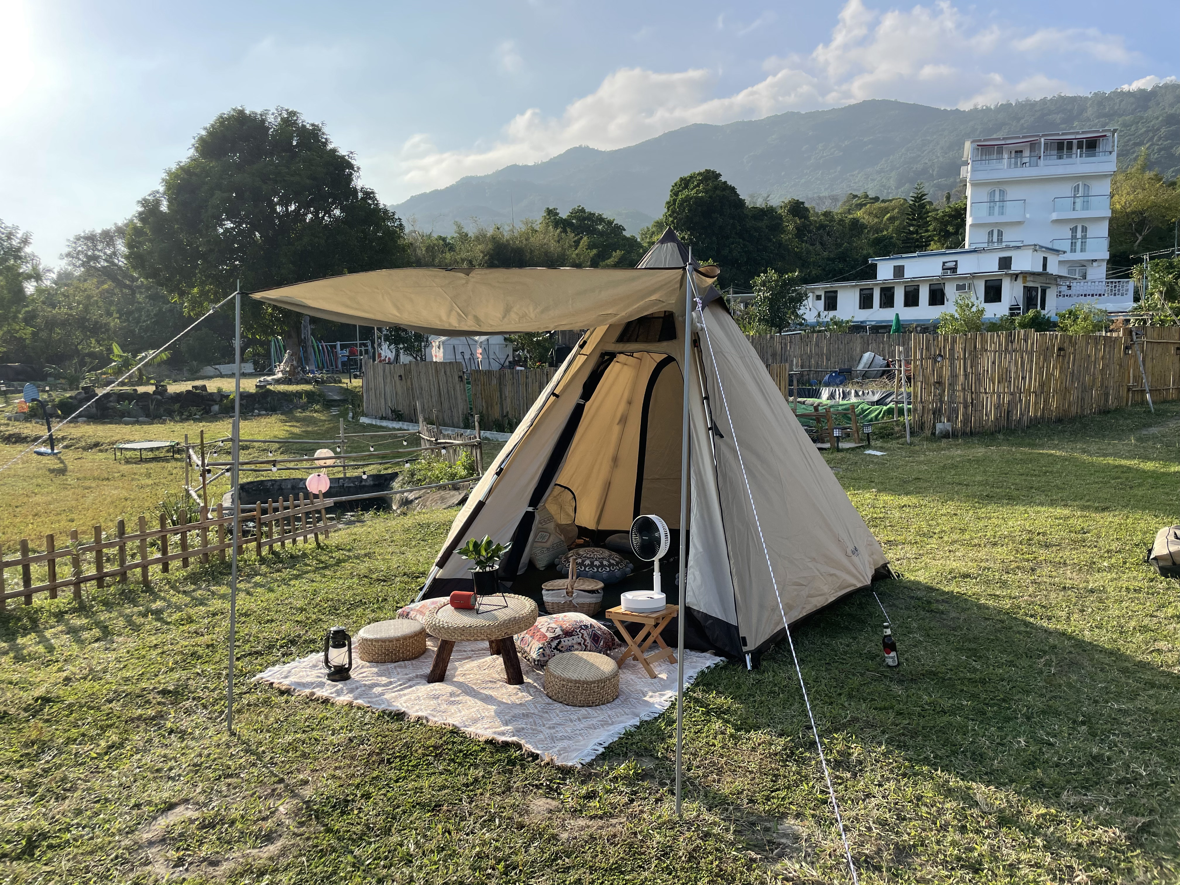 長沙海邊民園露營體驗
