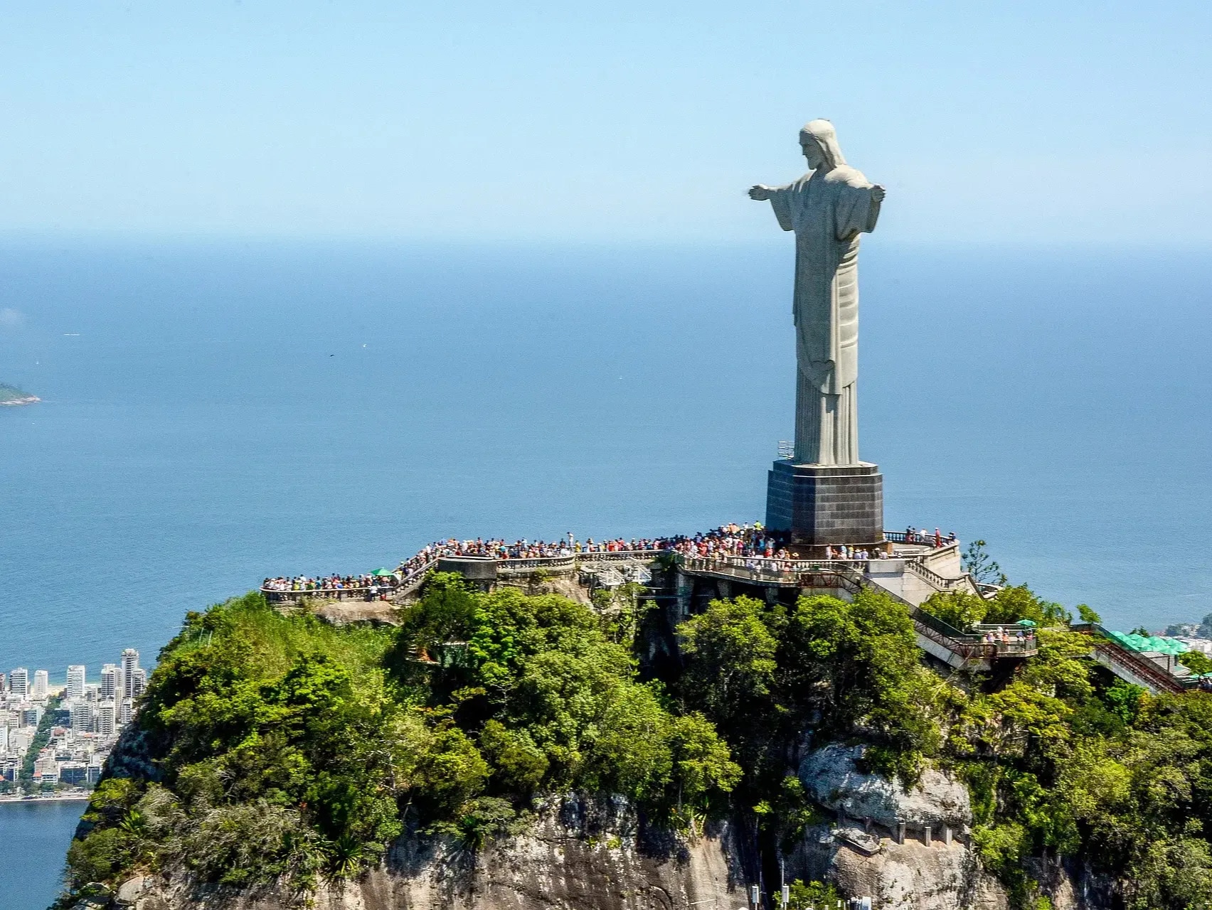 Admire Christ the Redeemer with fewer crowds and golden afternoon light truly a peaceful experience