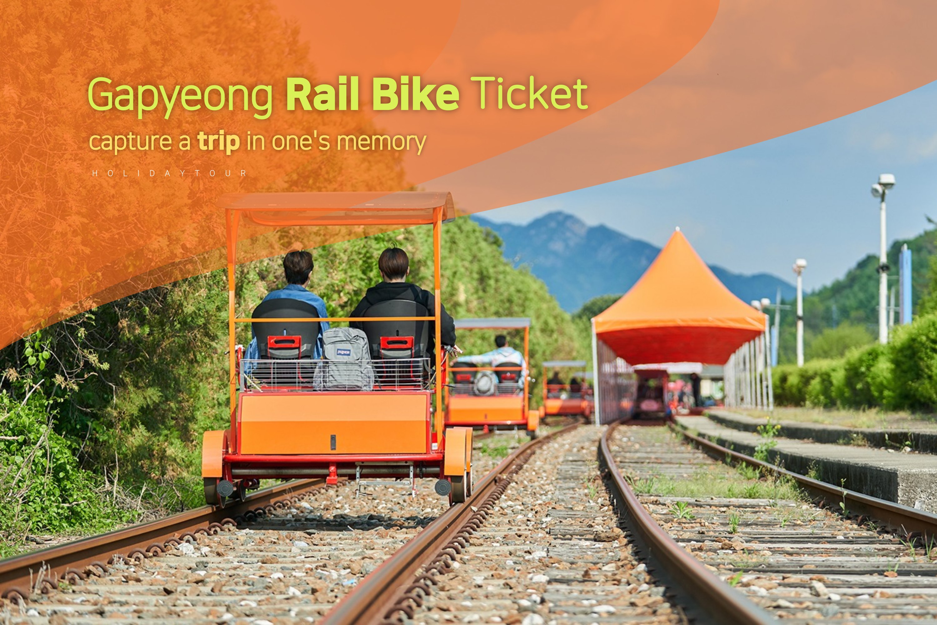 Gapyeong Rail Bike Experience Ticket