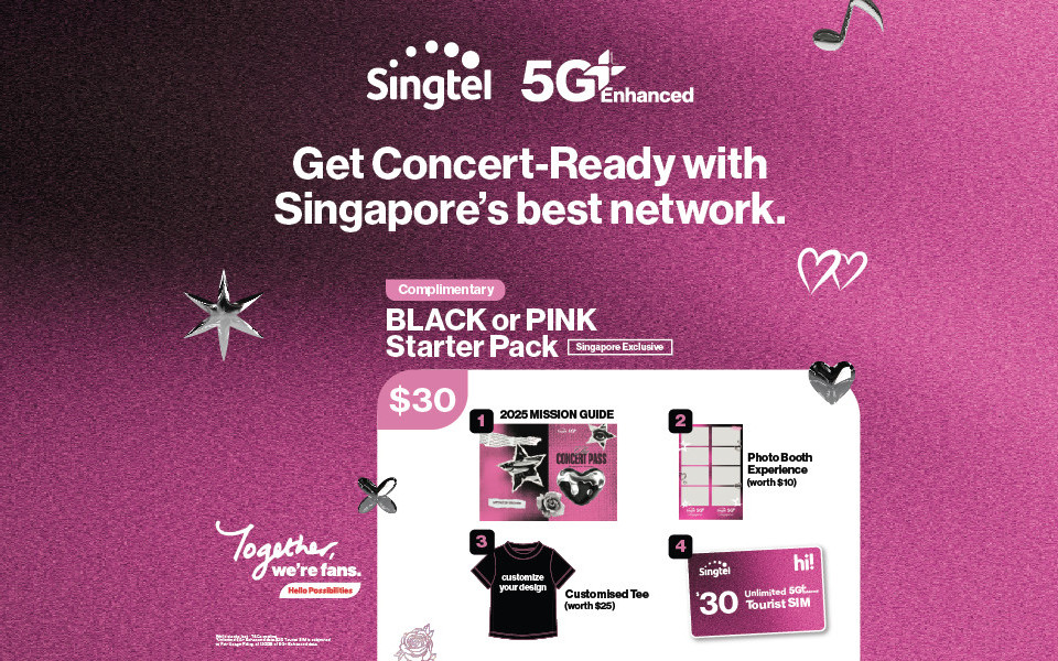 Singtel 5G Singapore SIM Card (SG Airport & City Pick Up)