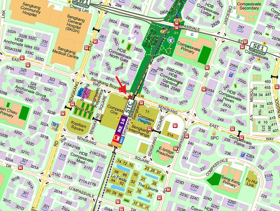 SENGKANG (Compass One - G16 Taxi Stand)