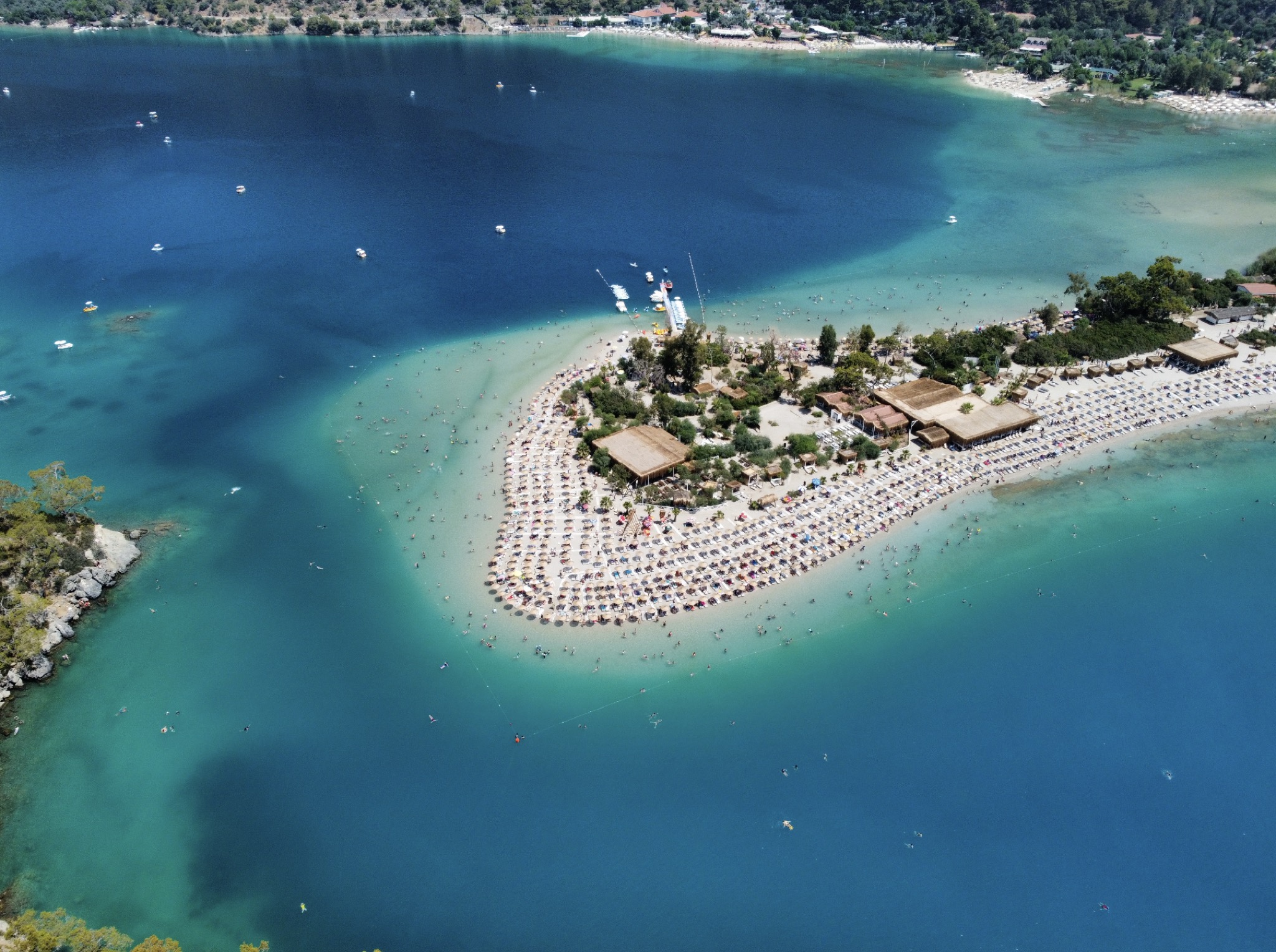 Our tour starts at ölüdeniz beach, then we head straight to the dock