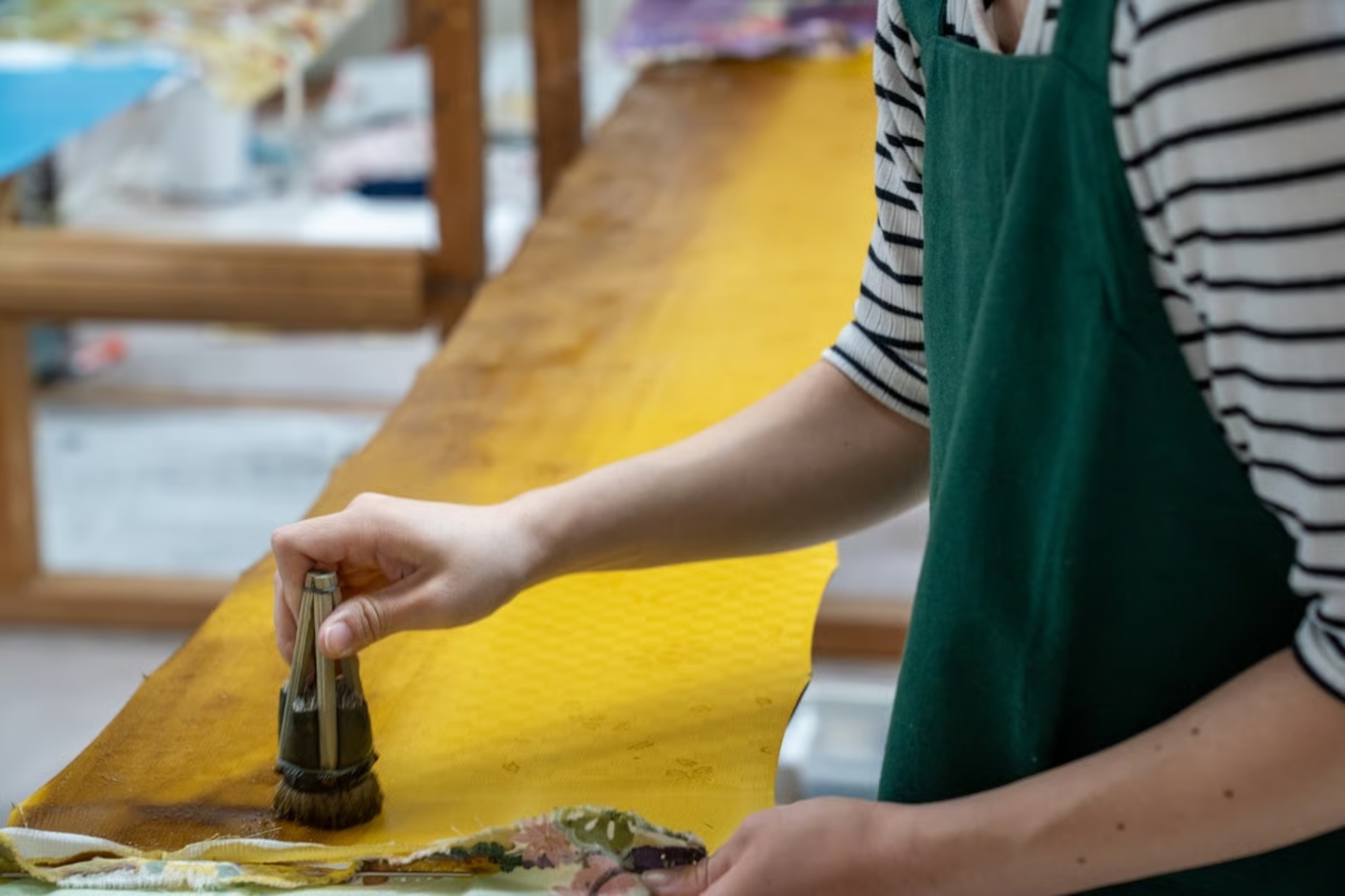 友禪染體驗(飫肥揚與披肩) 友禪染體驗(飫肥揚與披肩)