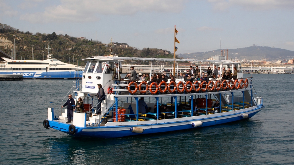 巴塞羅那Las Golondrinas遊船體驗 (Las Golondrinas cruise experience in Barcelona)