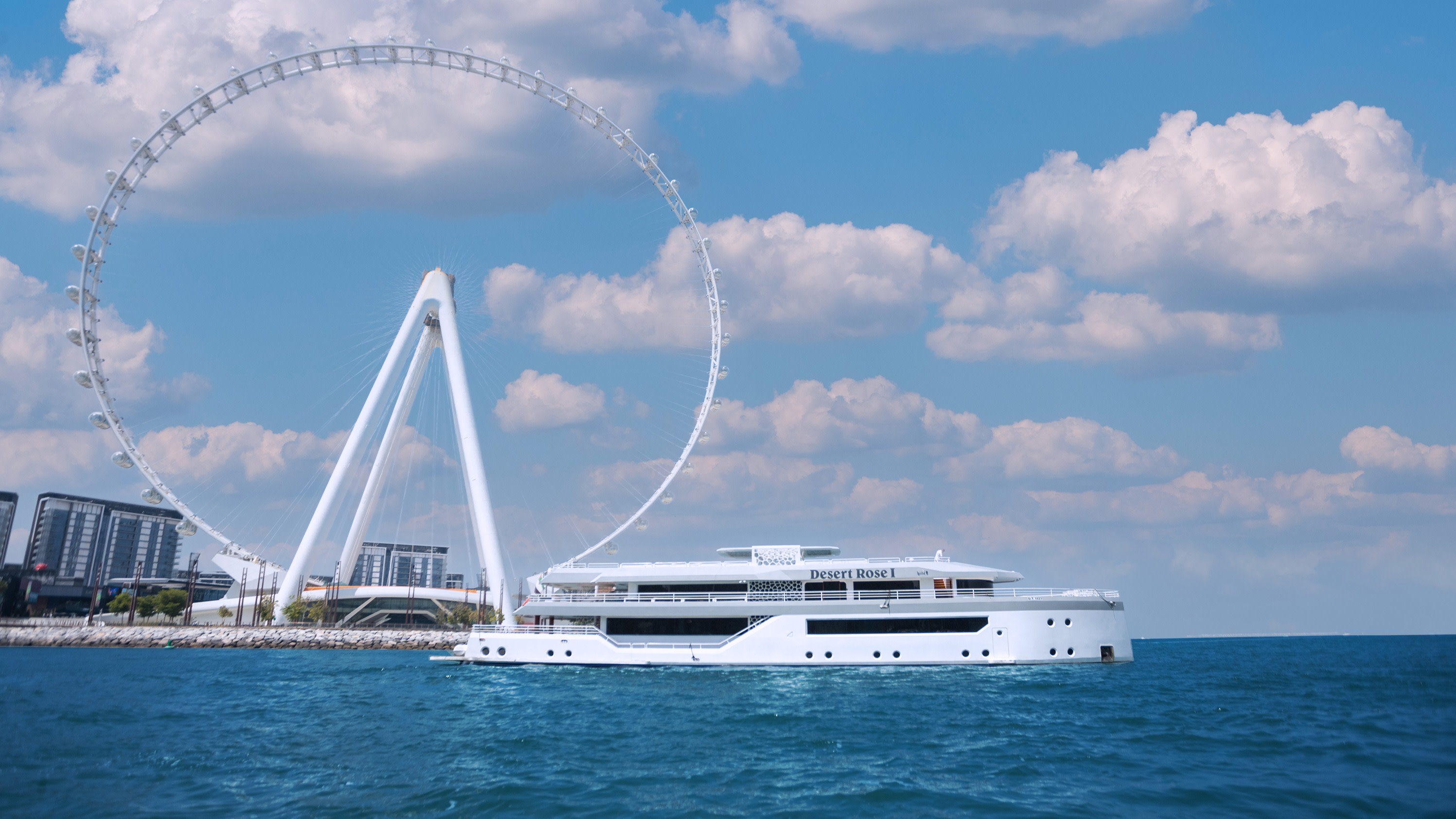 Dubai Marina Sunset Cruise with Fireworks & Dinner