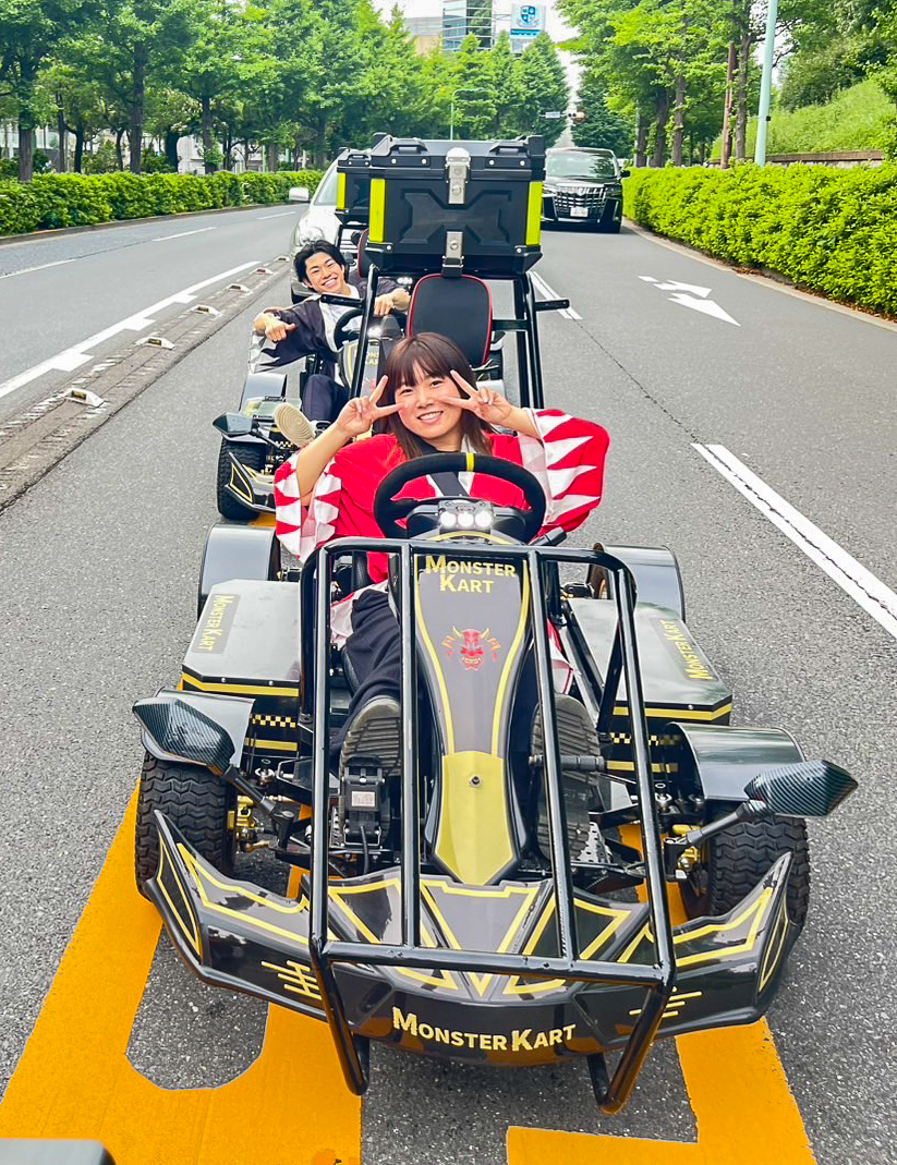 Monster Kart: Through Shibuya to Harajuku in an Original Kart!