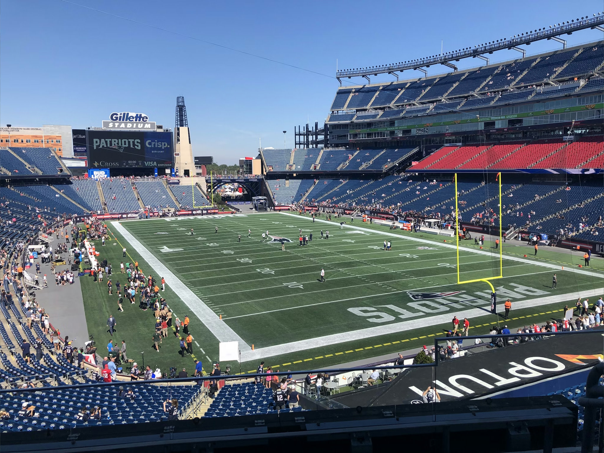 Gillette stadionida New England Patriots futbol o‘yini