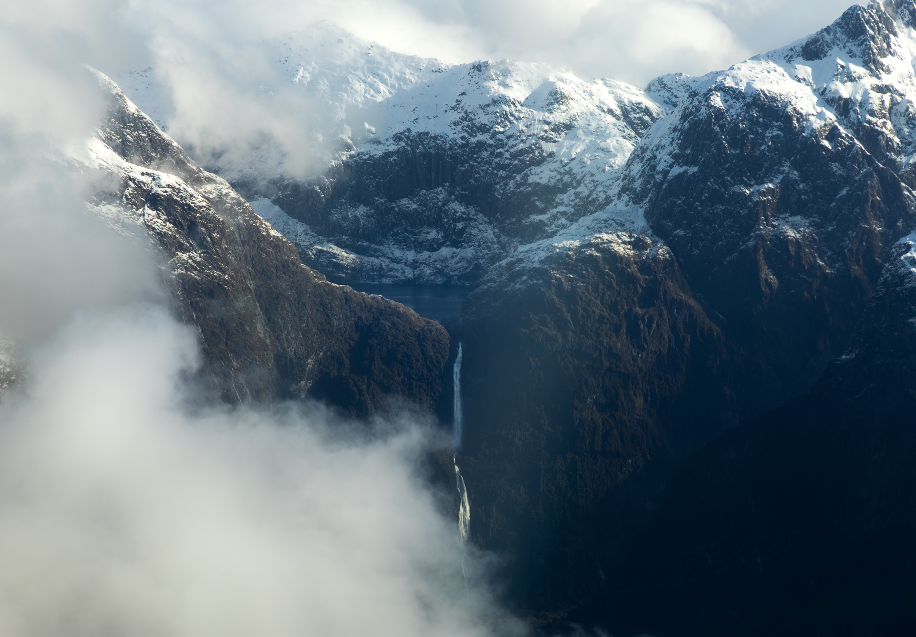 fantastic scenery of aerial view