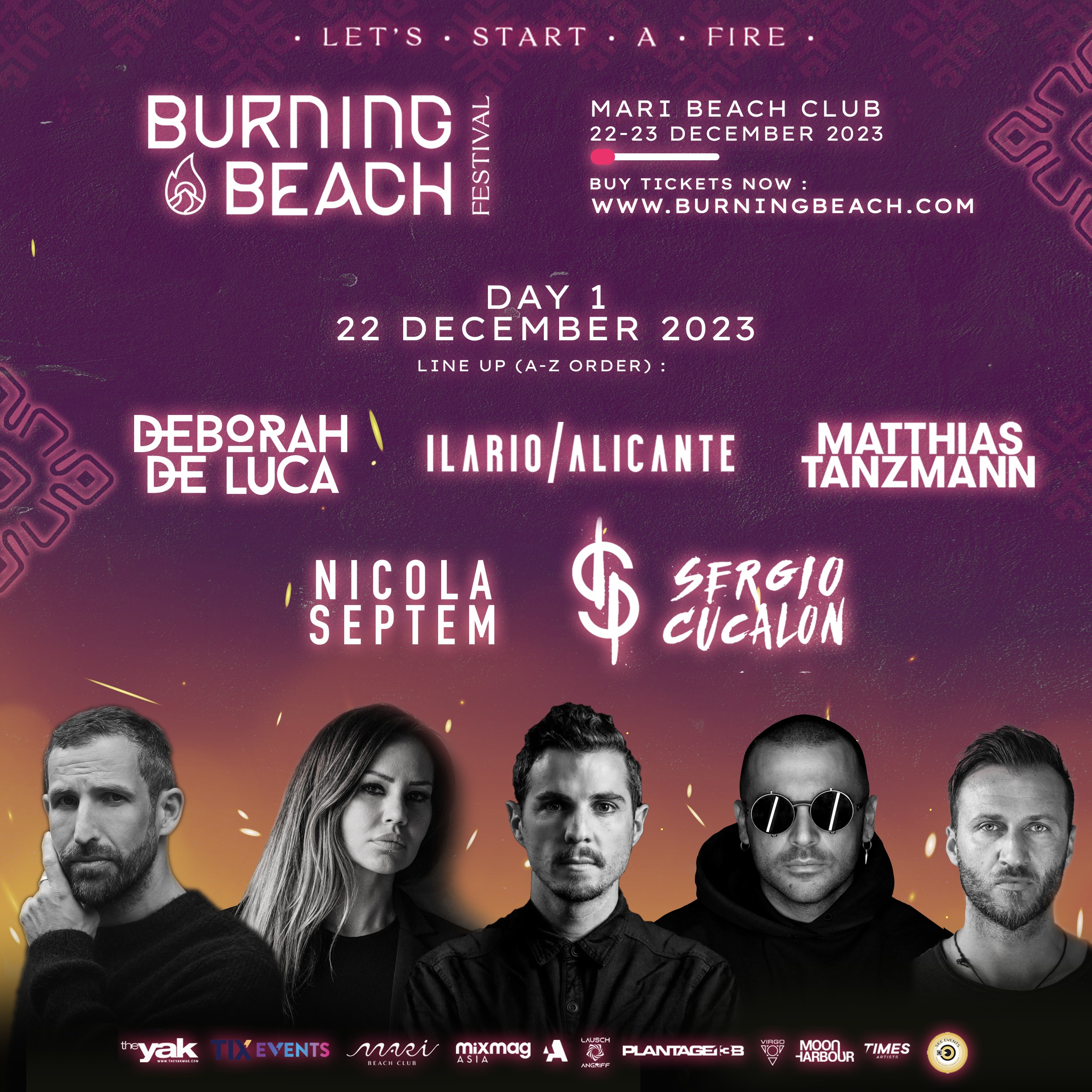 Burning Beach Festival Admission at Mari Beach Club Bali