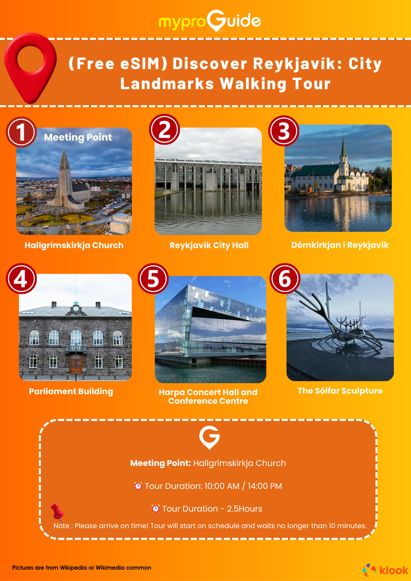 (Free eSIM) Discover Reykjavík: City Landmarks Walking Tour