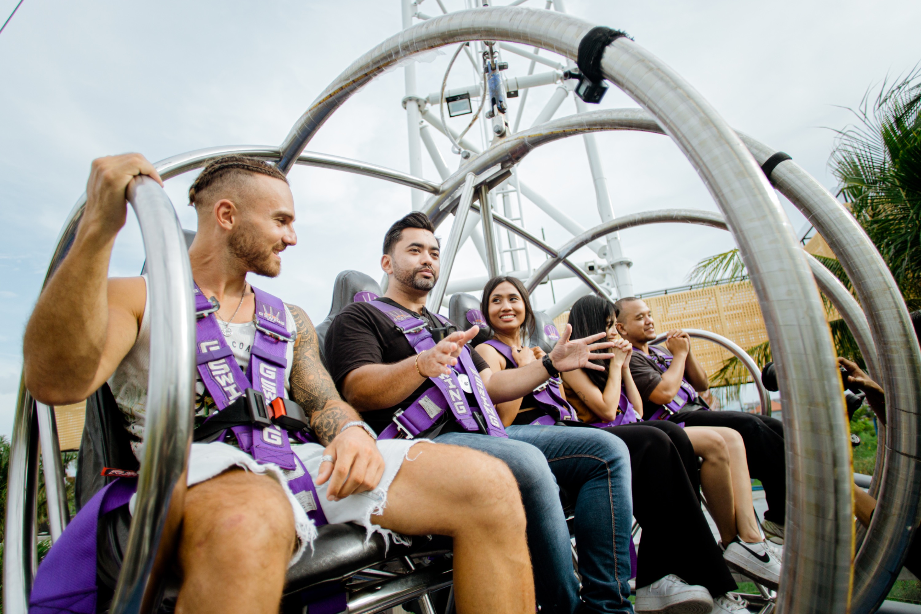 Extreme Swing Ride at G Swing Bali in Canggu 