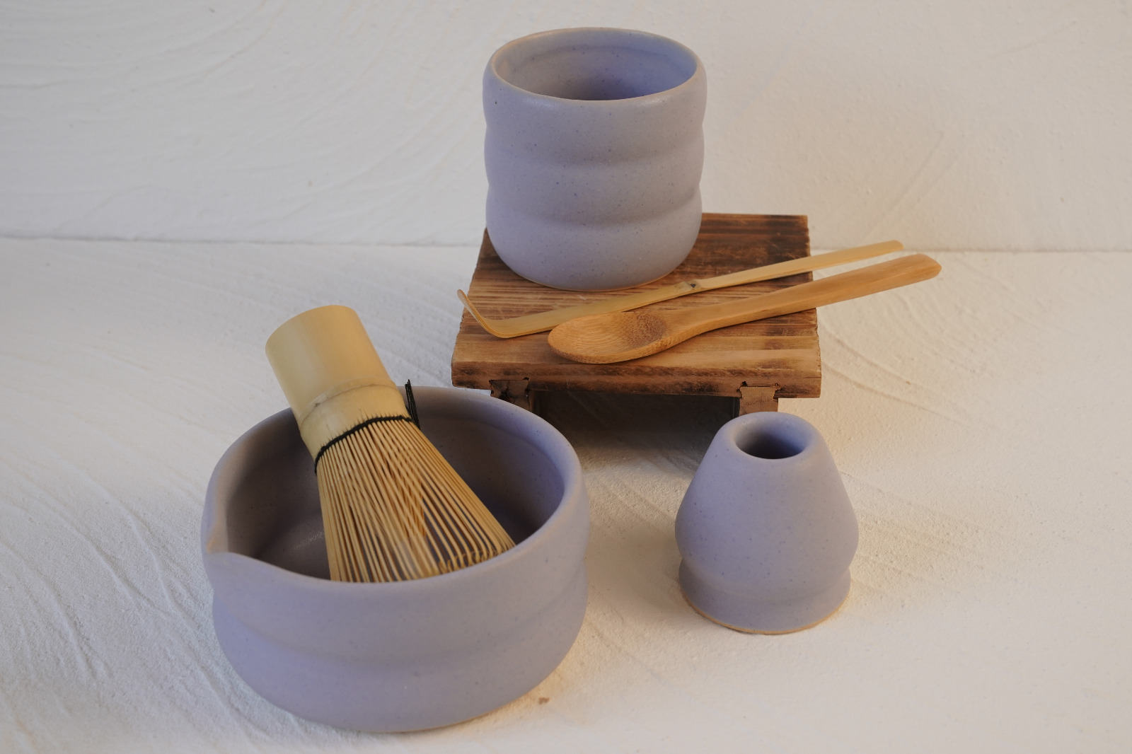 In-house matte purple glaze in style 3