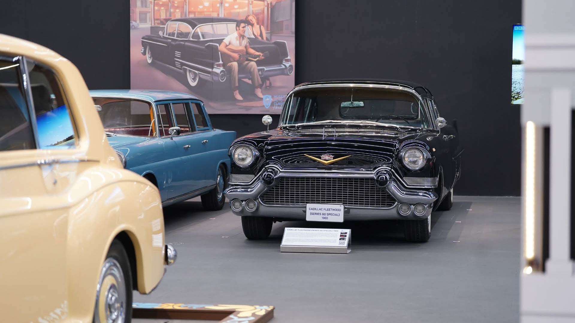 近距離欣賞經典豪華車款，例如保存完好的1957年凱迪拉克Fleetwood Sixty Special。