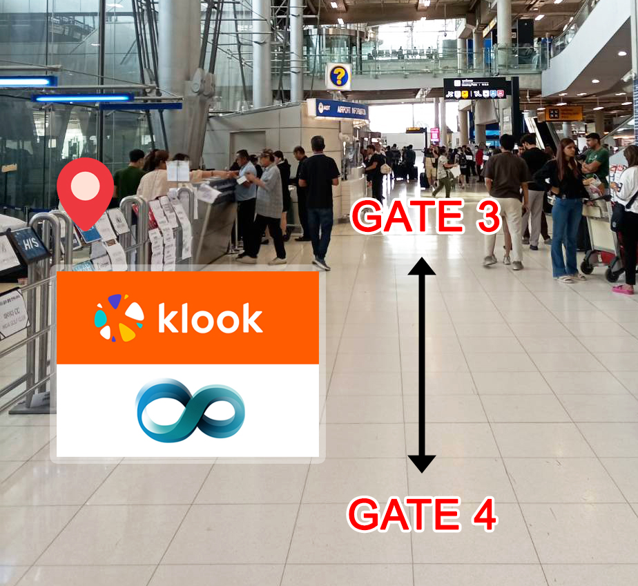 Meeting point at Suvarnabhumi airport