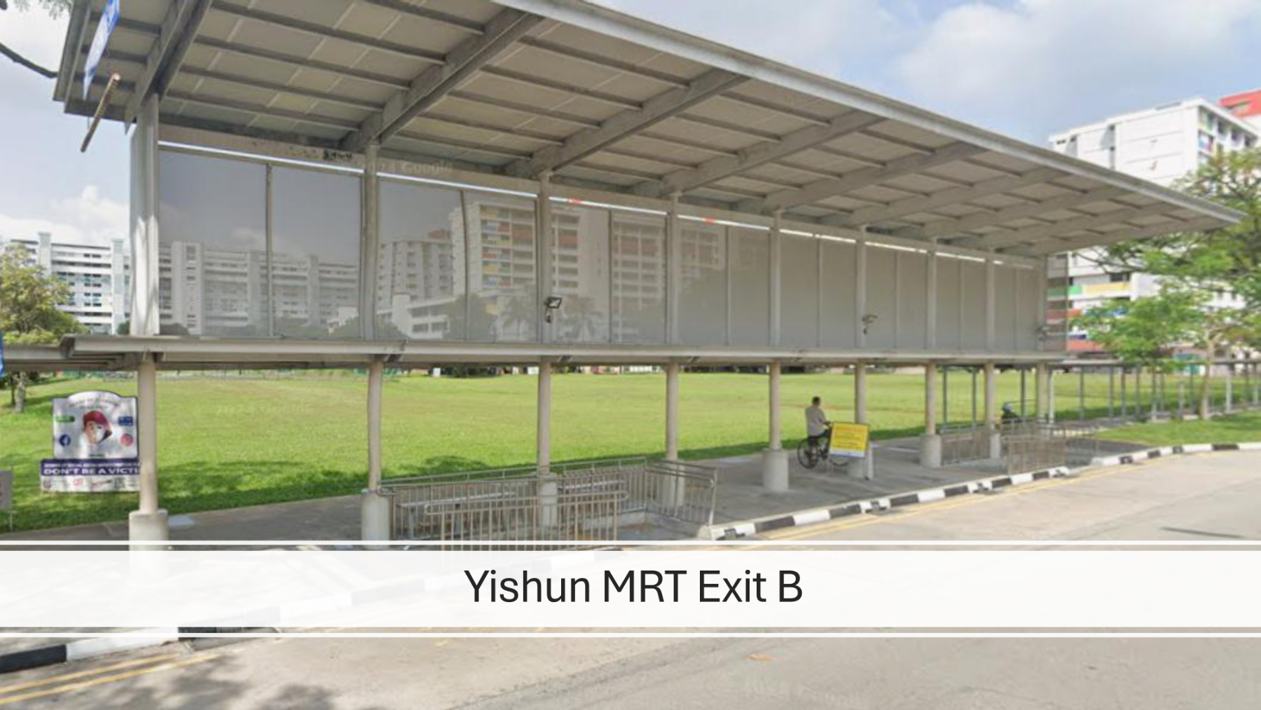 YiShun MRT Exit B pick-up point
