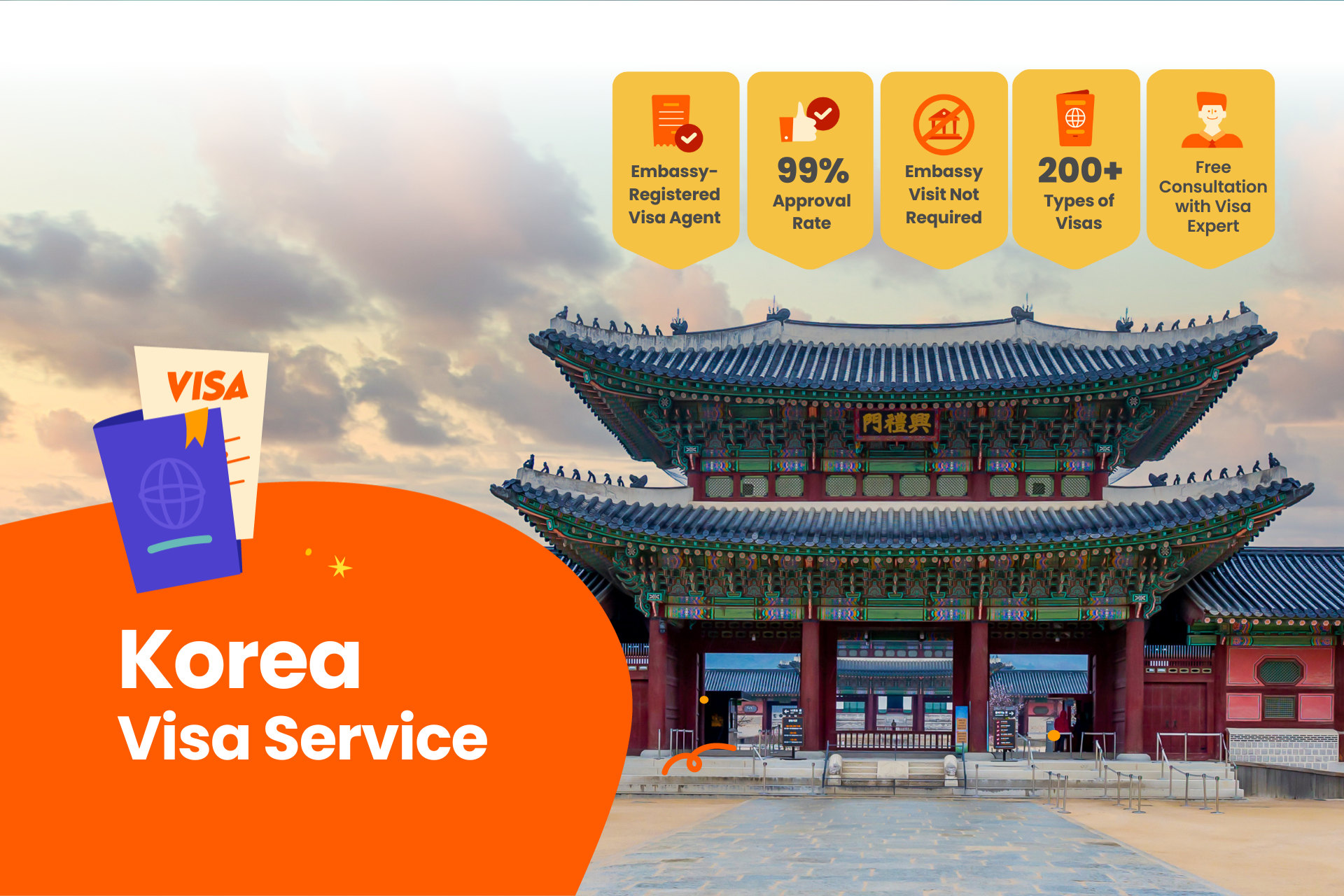Korea Visa Service from SPUN 