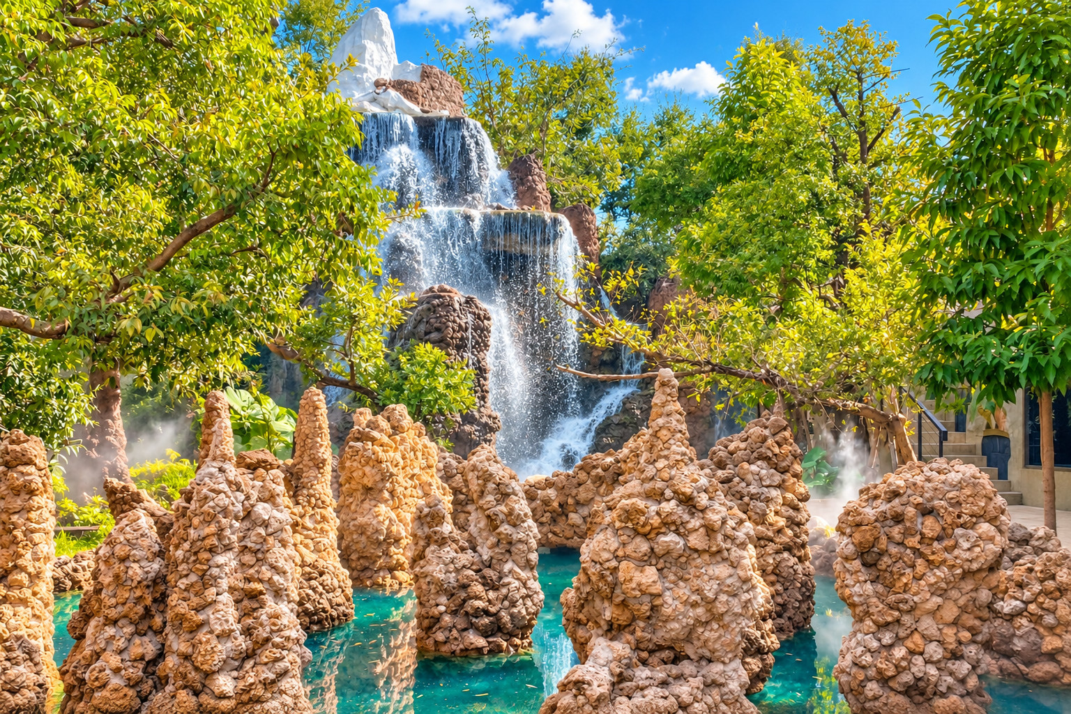 Sticky Waterfall & Elephant Cafe Full-Day Small Group Tour