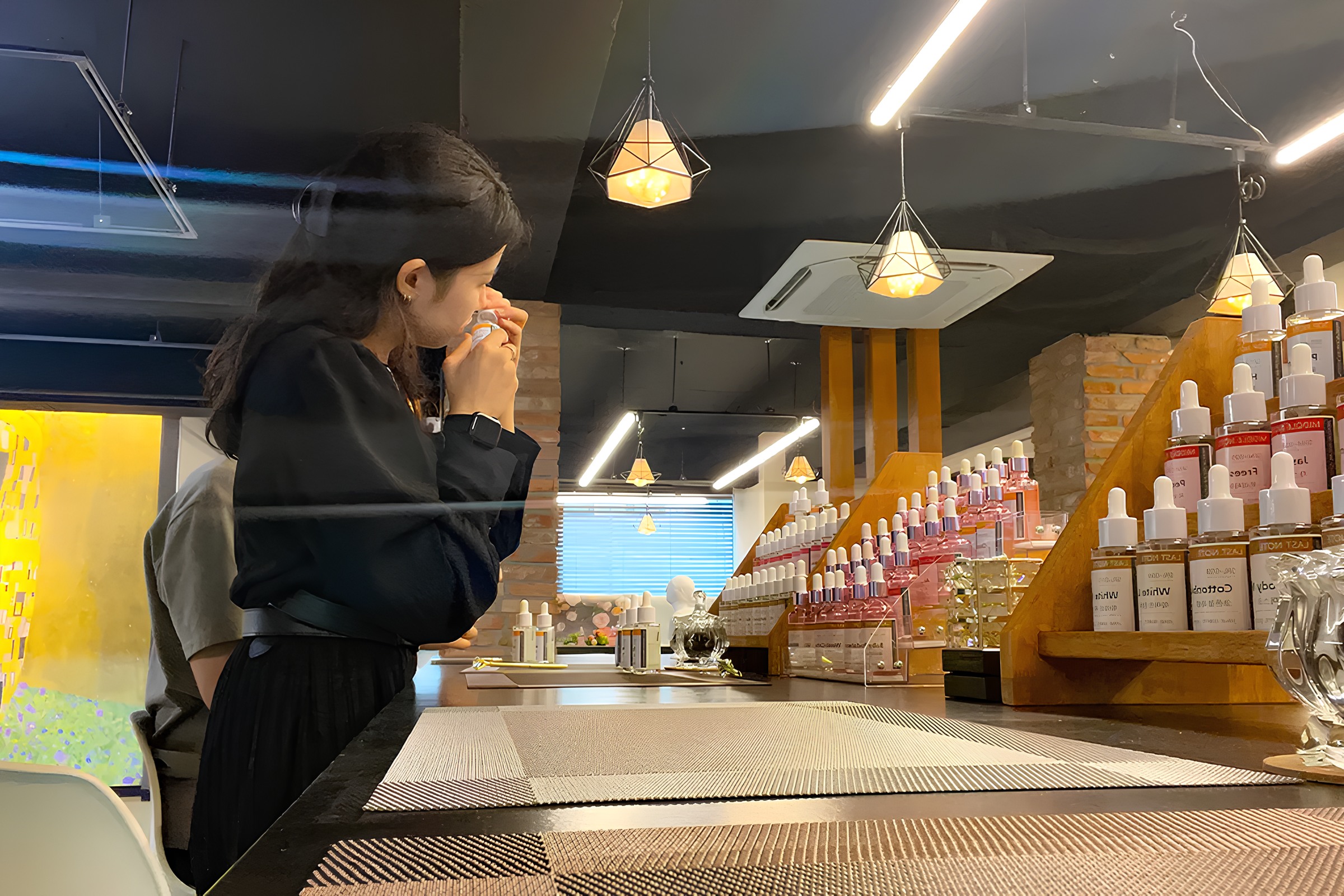 Enjoying the moment – discovering her favorite notes