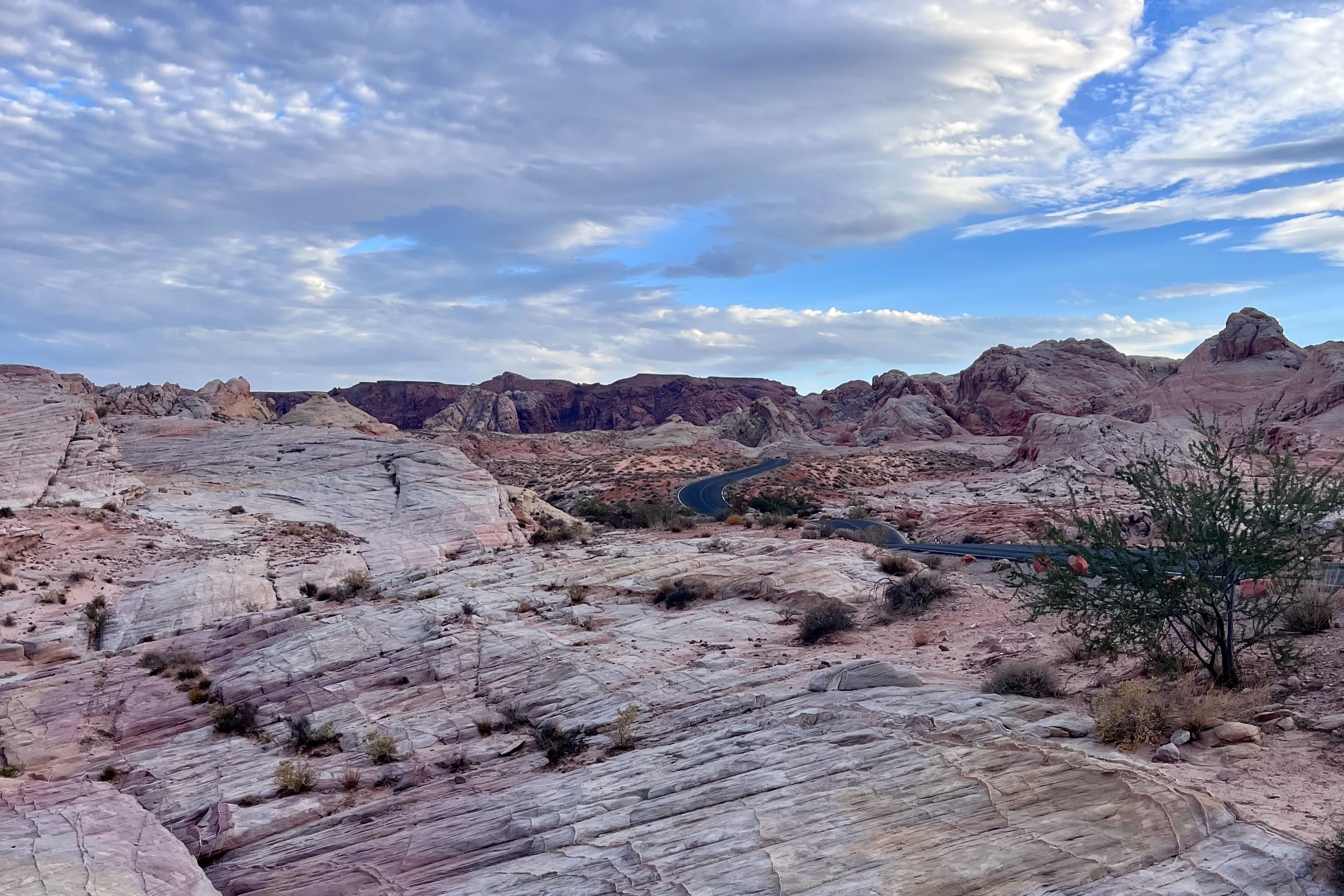 Valley of Fire State Park beautiful sky view
