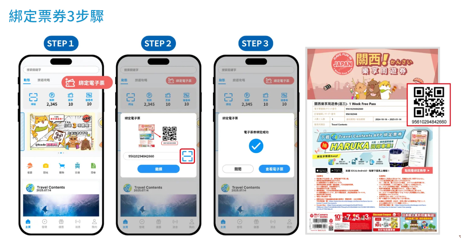關西樂享周遊券 1 Week Free Pass