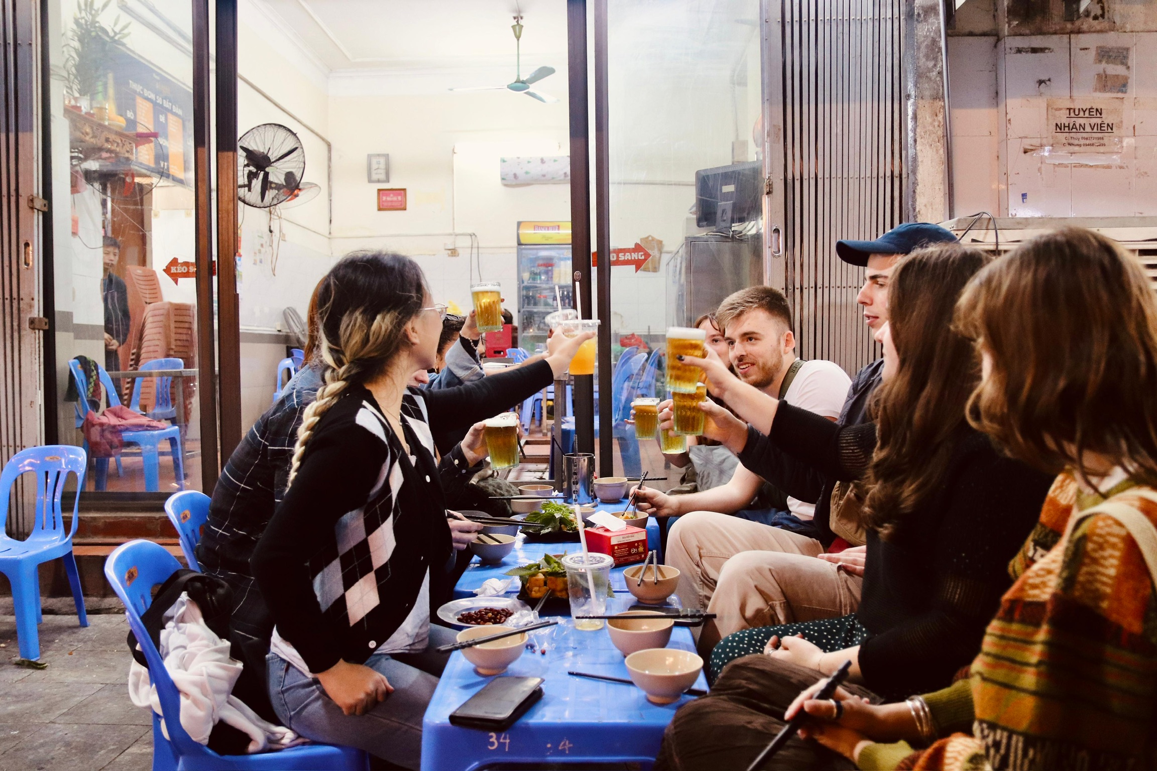 Hanoi vibes with beer and tofu and if you don’t drink no worries, we’ve got you