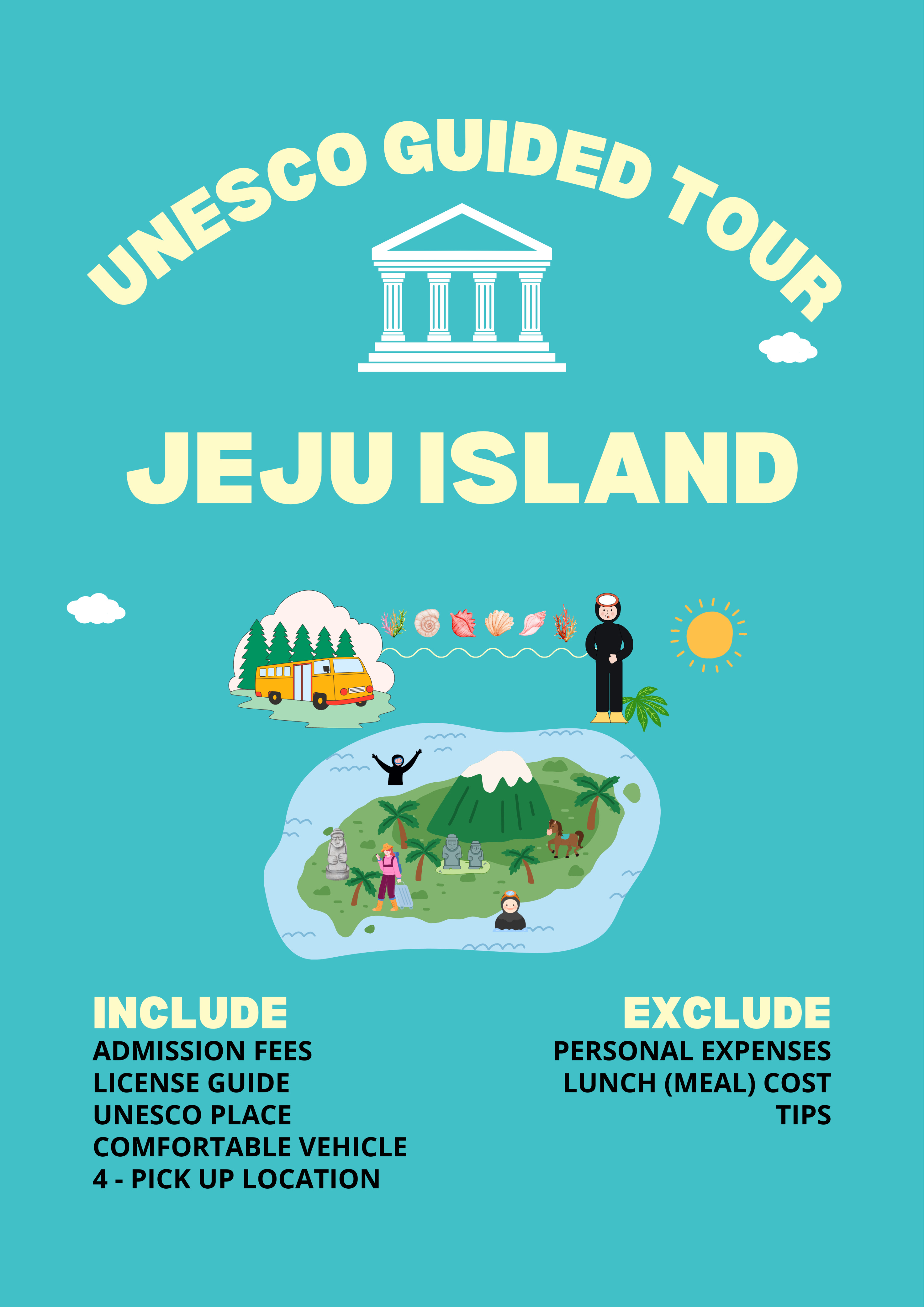 Jeju UNESCO Site Guided Group Tour