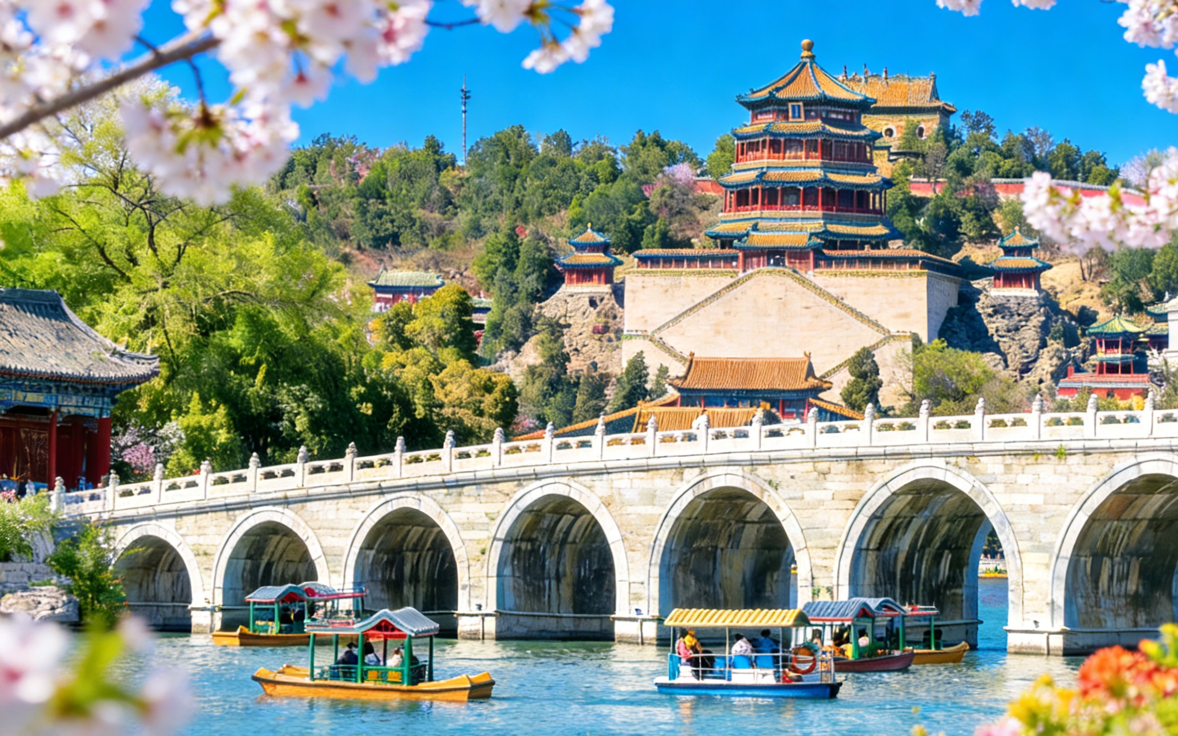 One-day tour of the Badaling Great Wall and the Summer Palace/Old Summer Palace/Bird's Nest in Beijing