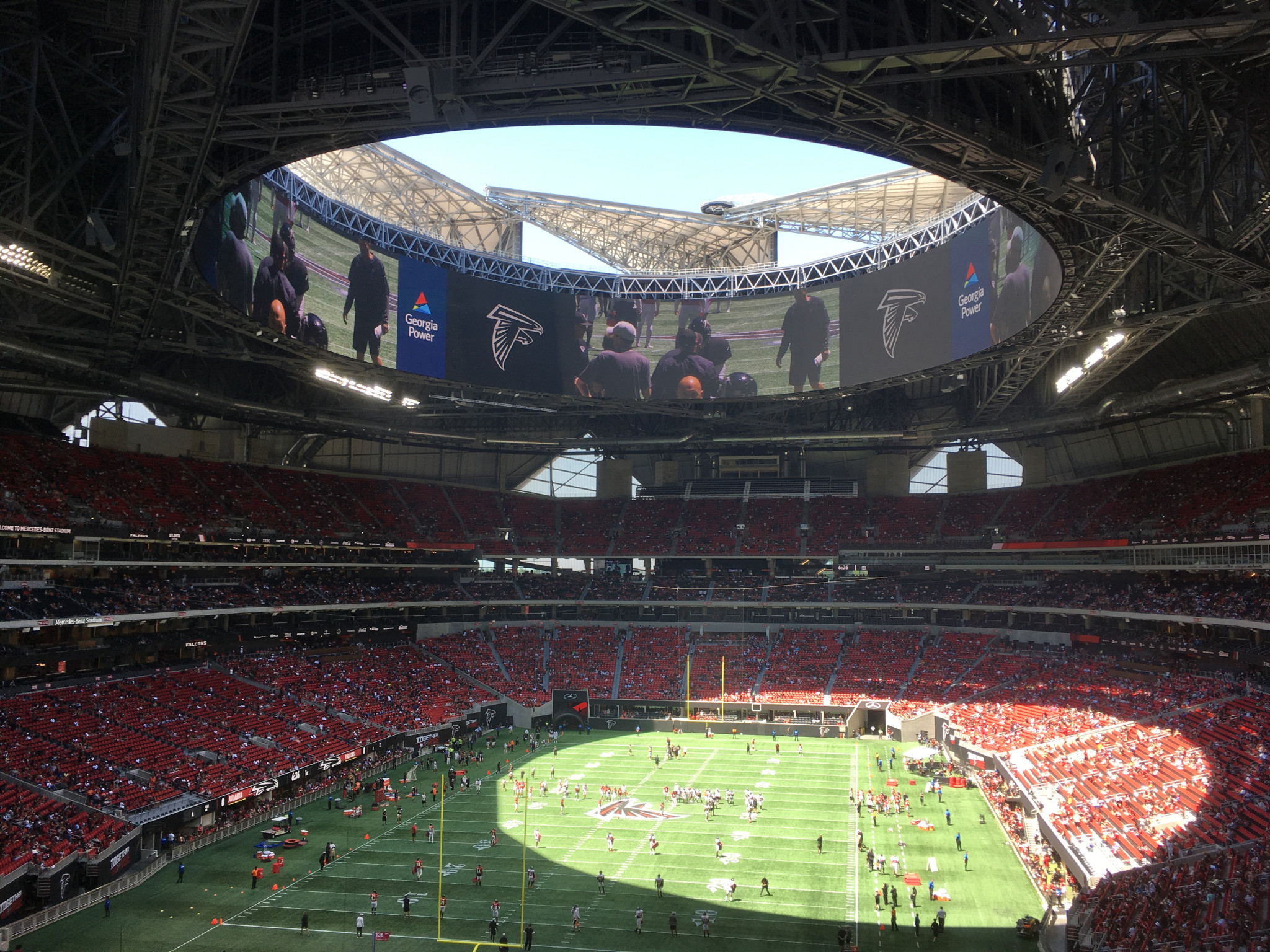 Atlanta Falcons Football Game at Mercedes Benz Stadium