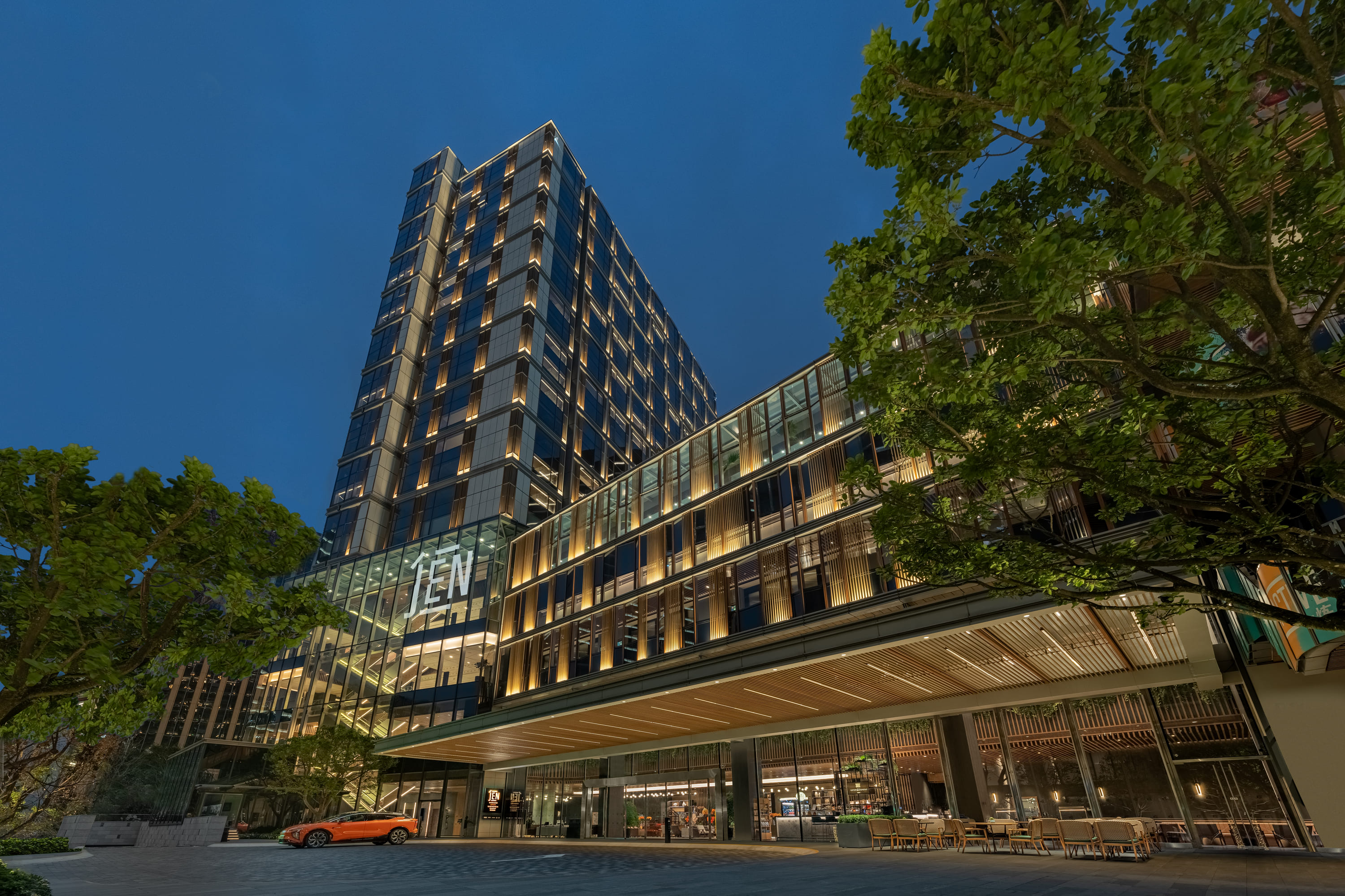 [Fashionable and Vibrant] JEN Hotel Shenzhen Qianhai Accommodation Package | Near MixC Qianhai | Near Subway Station