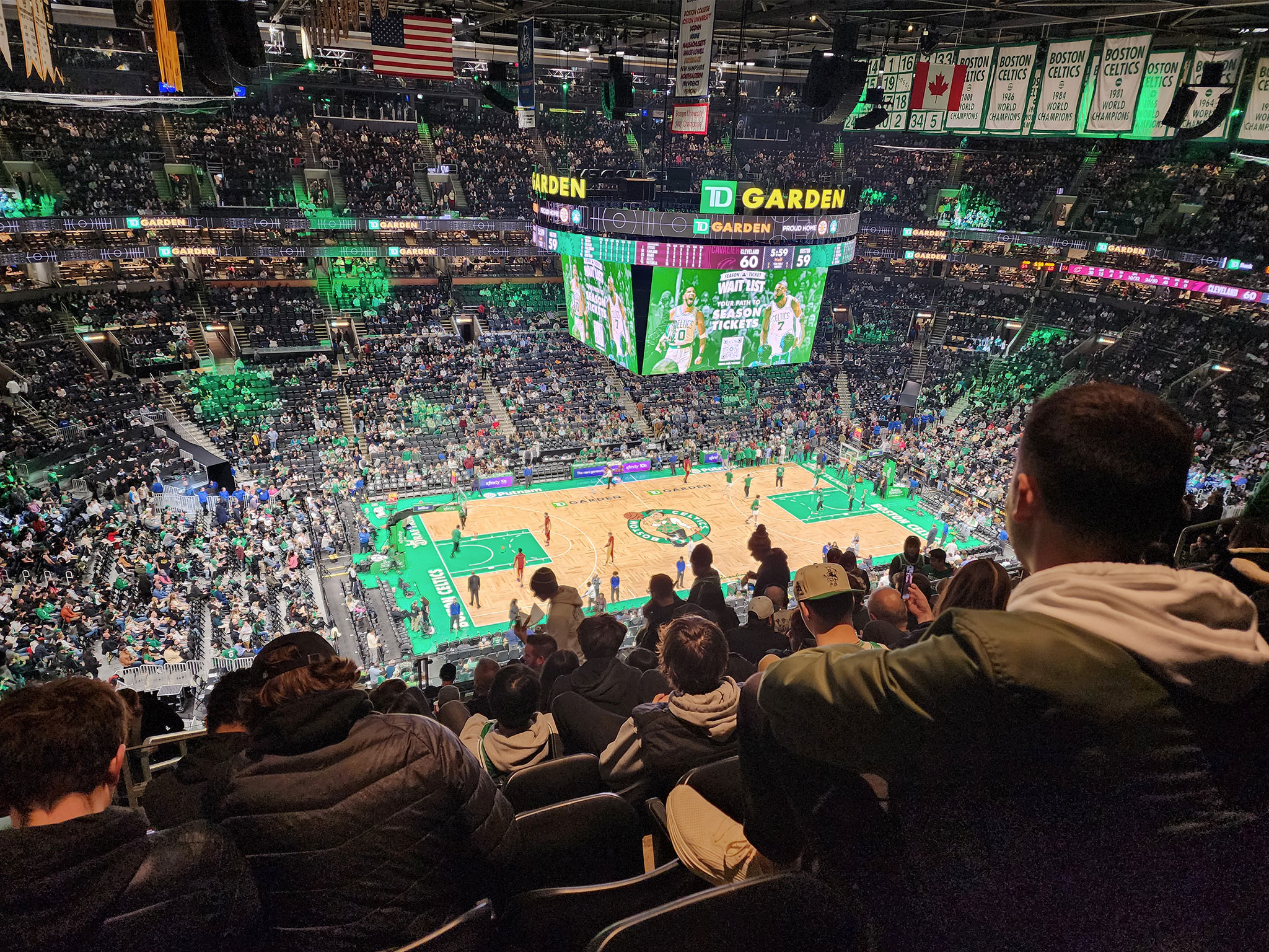 Boston Celtics Basketball Game at TD Garden