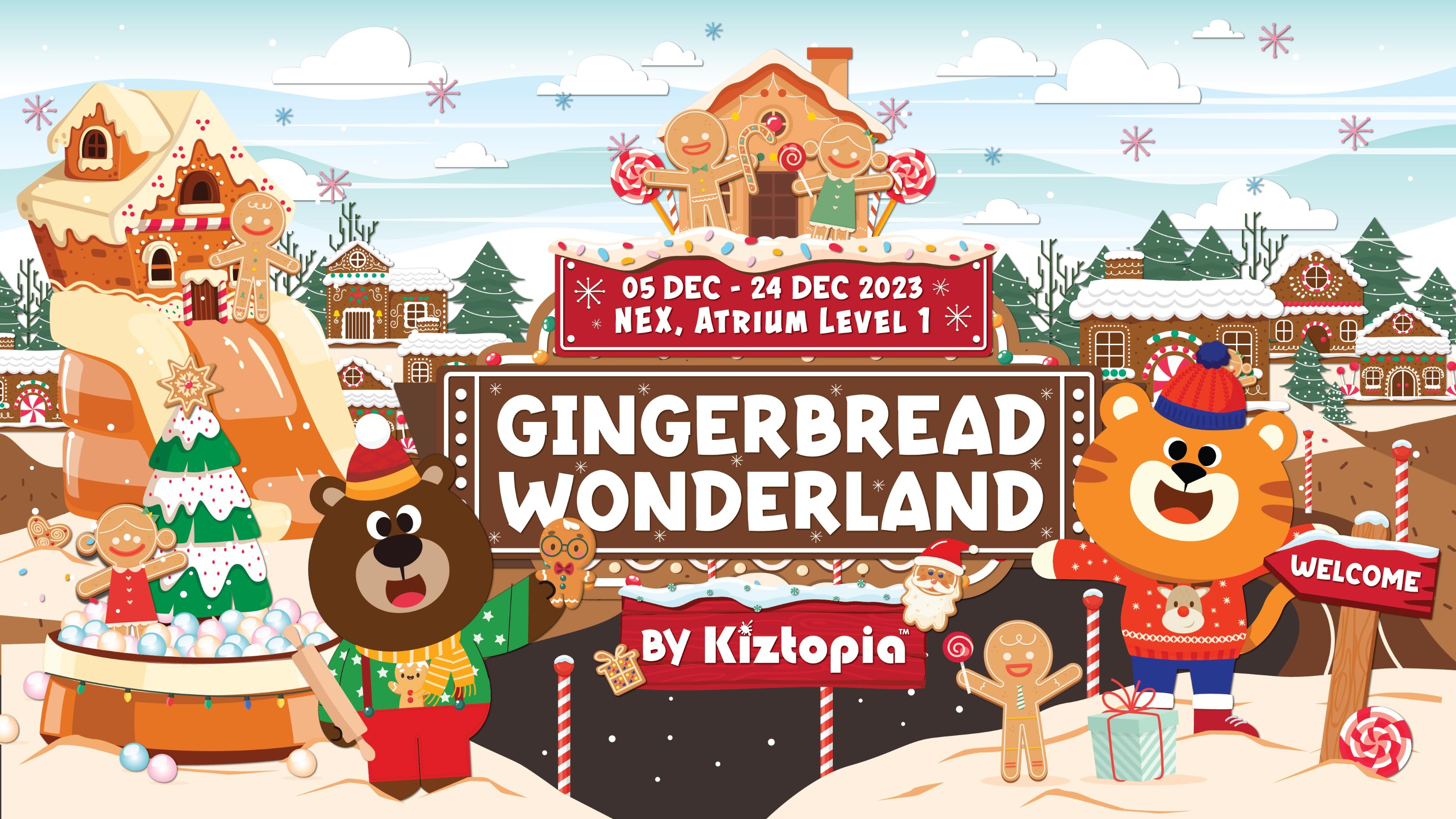 Gingerbread Wonderland at NEX Singapore