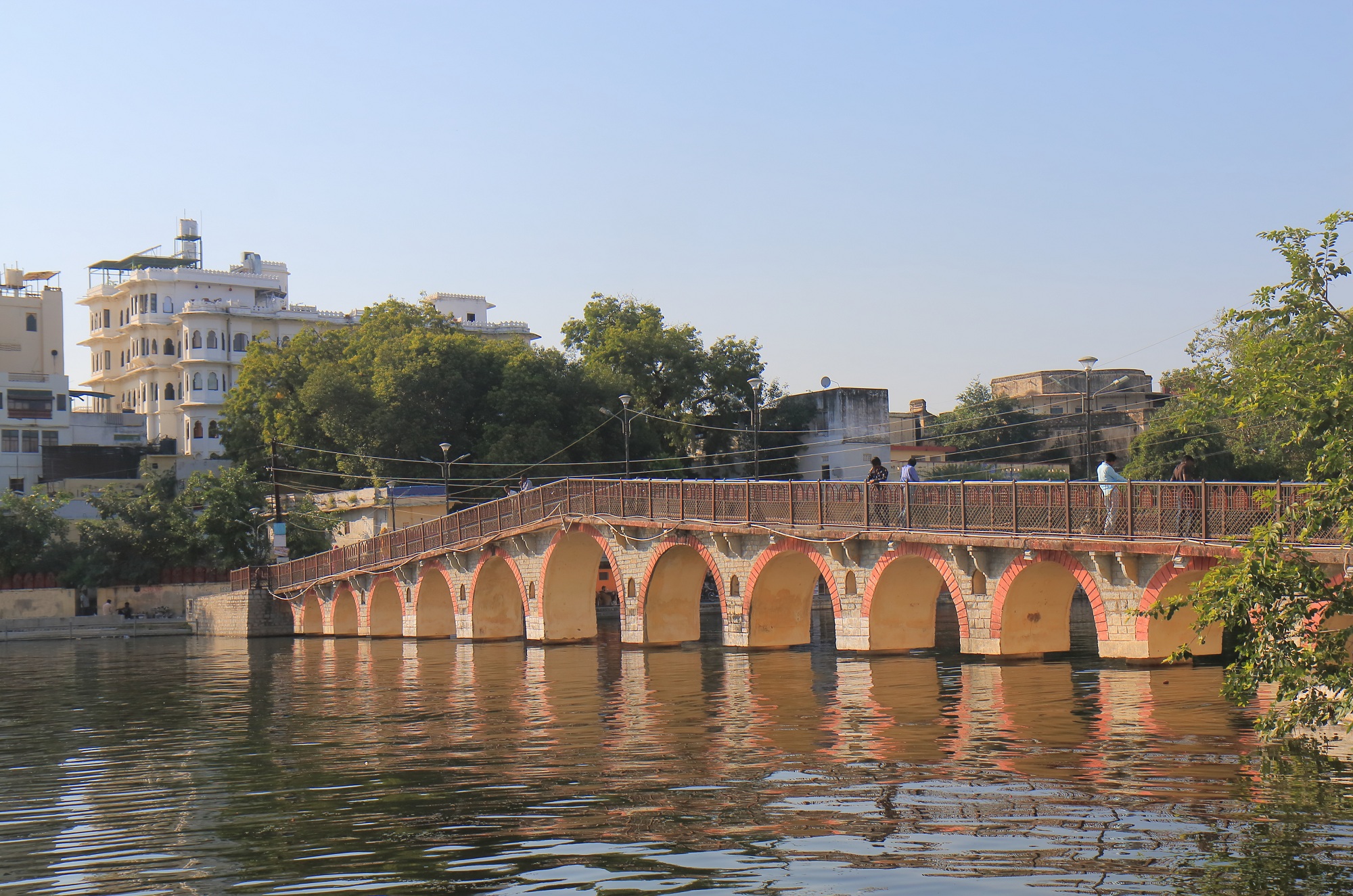 Historical Lake Side Architecture in Udaipur.