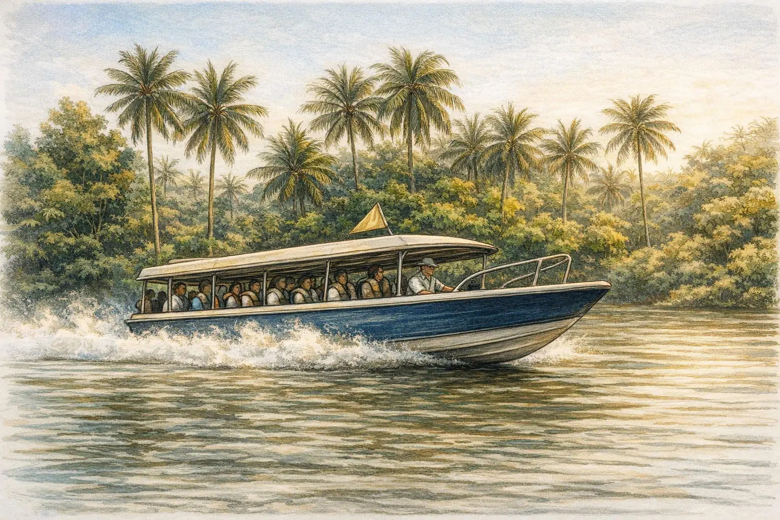 Ho Chi Minh Cu Chi tunnellari bo‘ylab yarim kunlik kruiz Amiral Cruise bilan