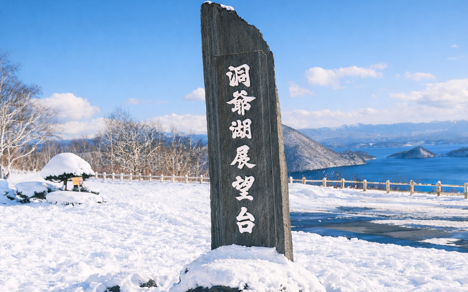 Romantic Hokkaido Noboribetsu Day Tour | Lake Toya Observatory + Showa Shinzan Bear Ranch + Lake Hill Farm + Noboribetsu Jigokudani (Hell Valley) [From Sapporo | Winter Limited]