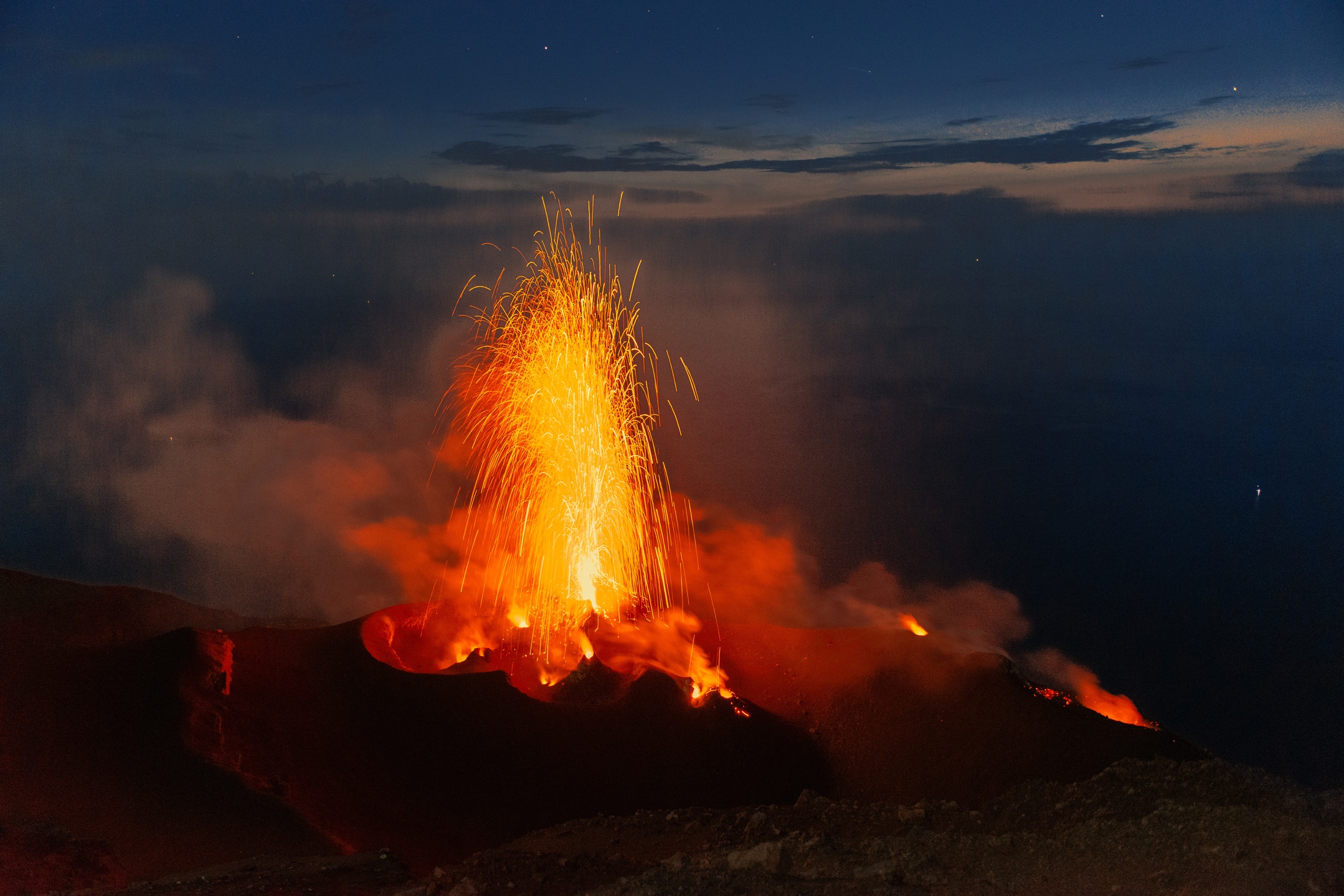 Panarea and Stromboli by night day tour from Lipari