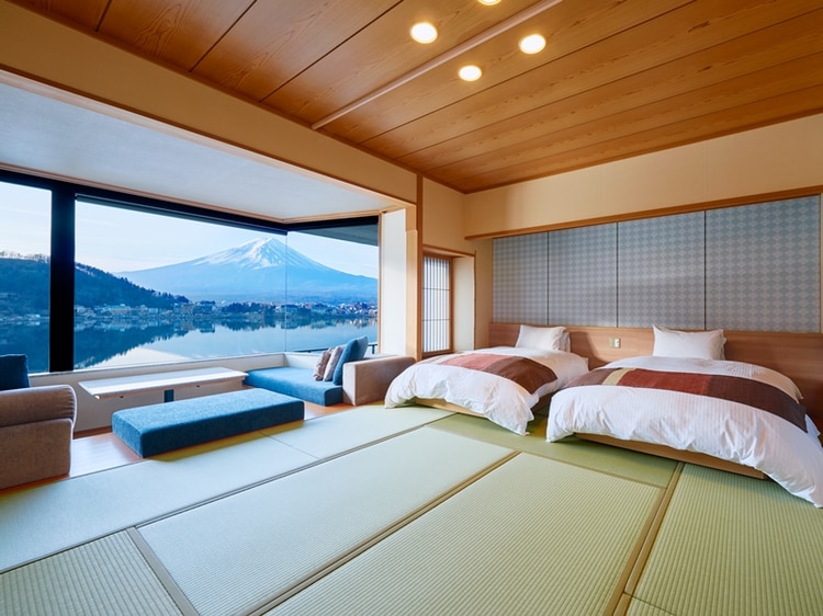 湖山亭產屋 Ubuya: 富士山景日式溫泉旅館 一泊二食