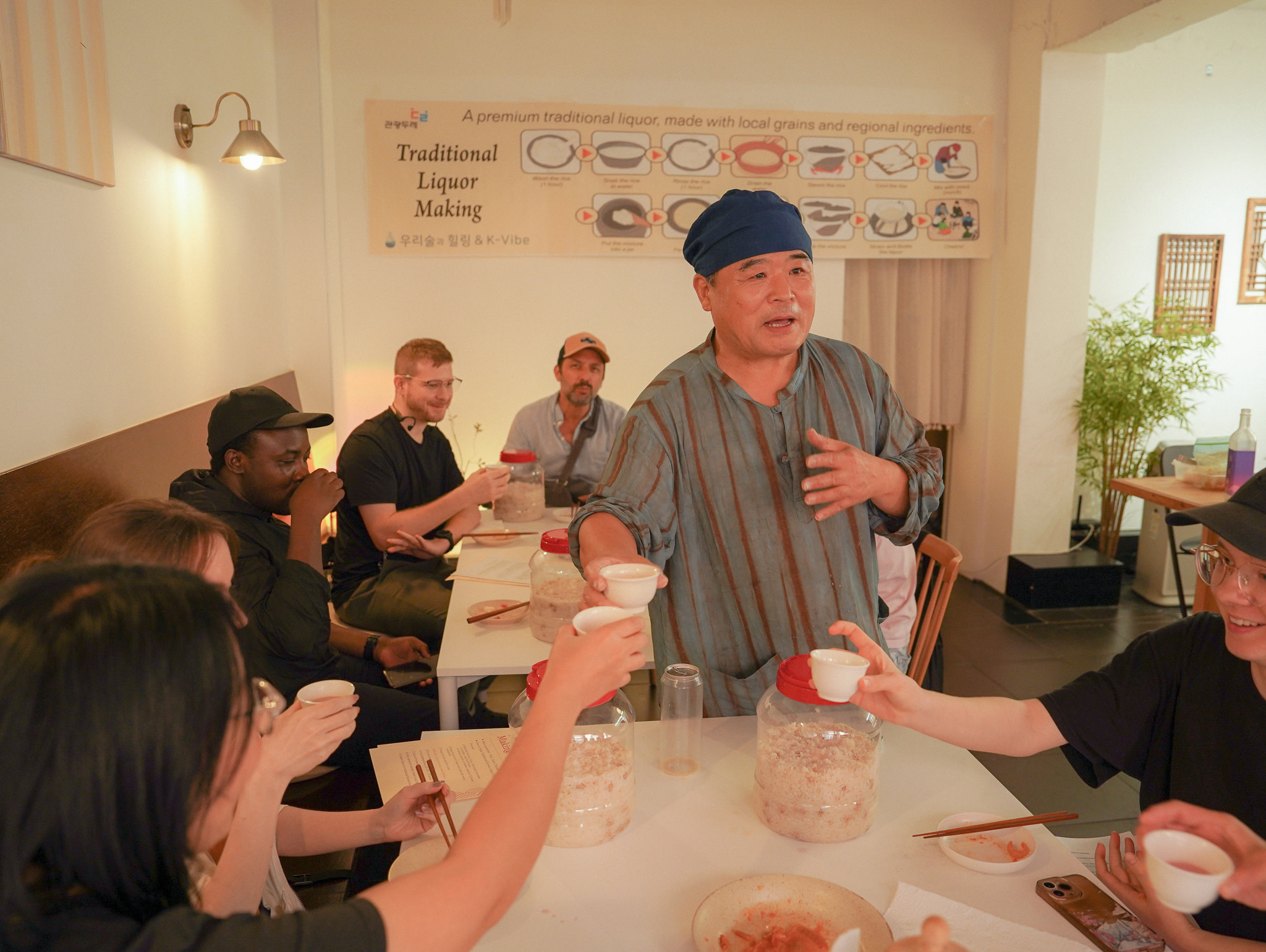 Brew Traditional Korean Liquor & Enjoy Local Food Experience