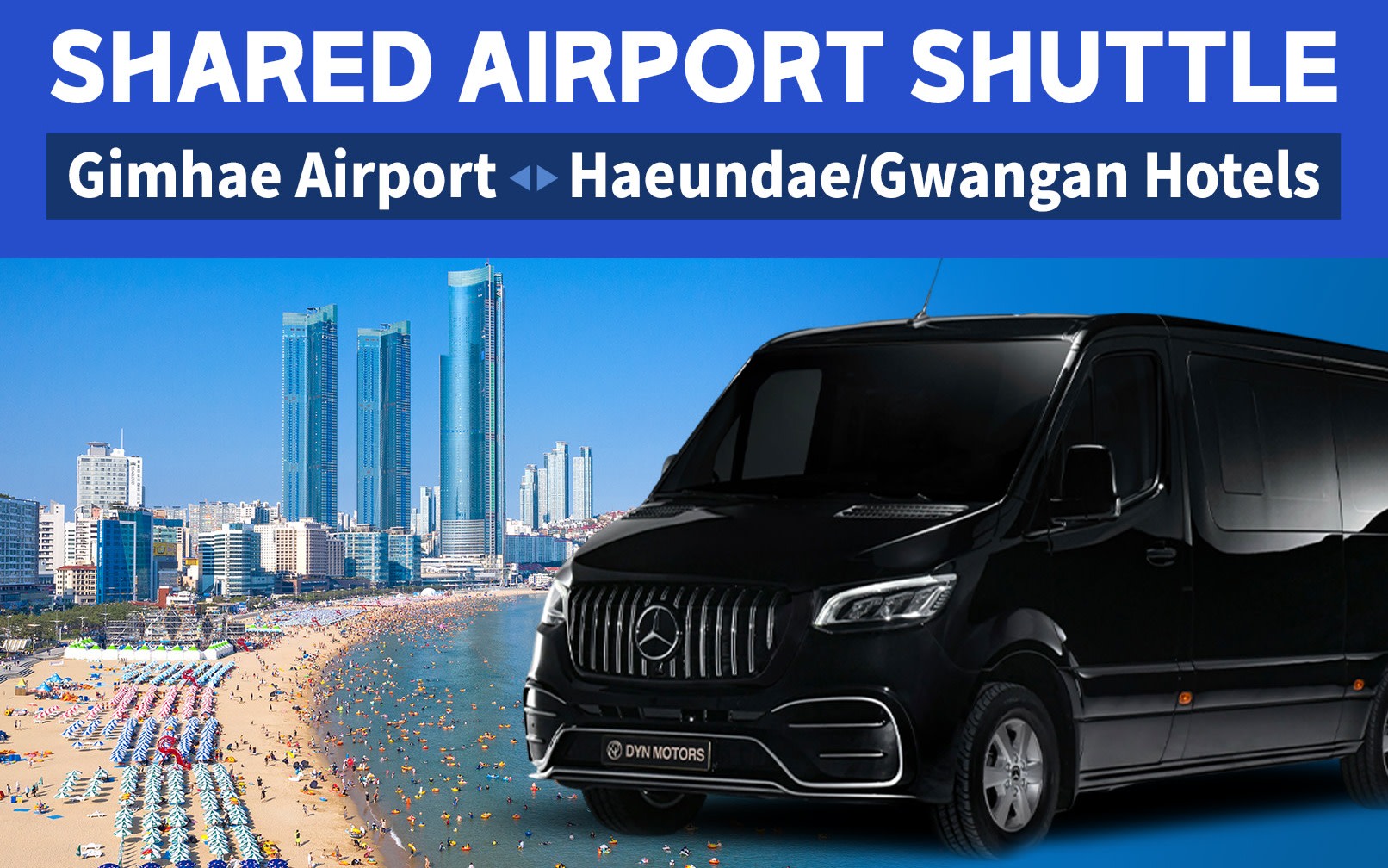 Gimhae International Airport(PUS) - Busan City Shuttle Bus