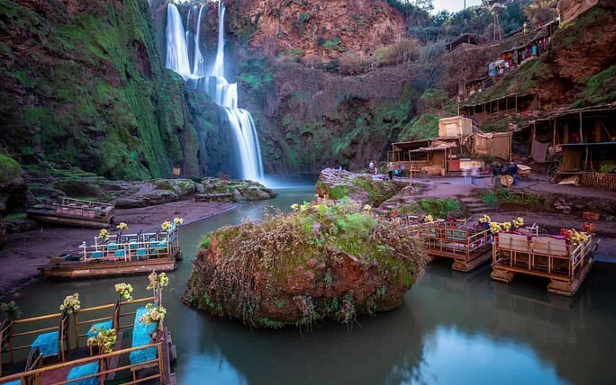 Marrakech Ouzoud Waterfalls Full-Day Tour with Boat Ride