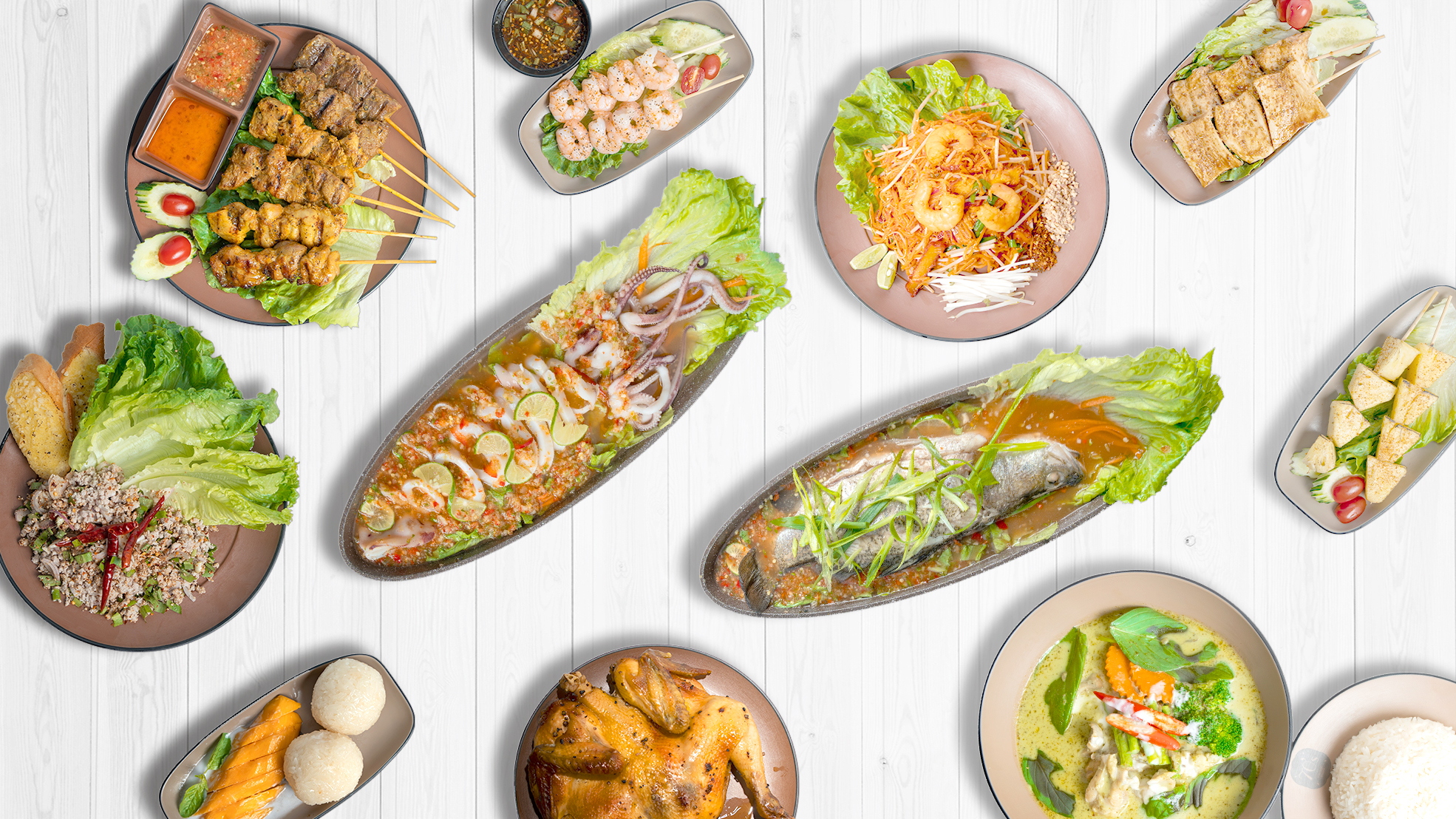 Thai Grill | Thai Food Catering｜Thai Skewers, Rice and Noodles | Free Delivery except remote area