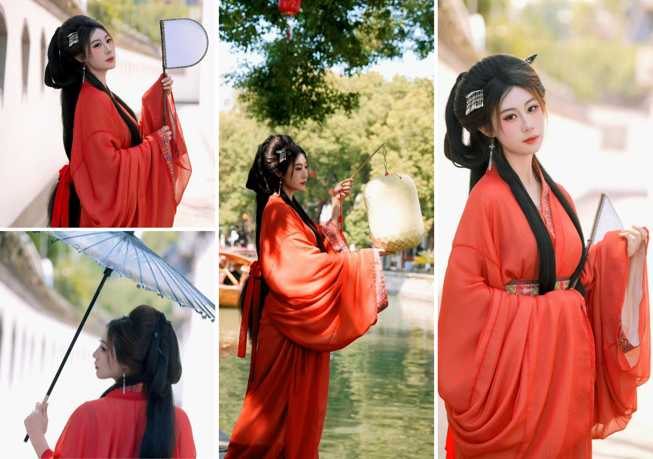 上海朱家角漢服▪拍攝體驗（漢服租賃+可選攝影師外景跟拍體驗+服裝精美多樣+優質服務+高品質服裝）