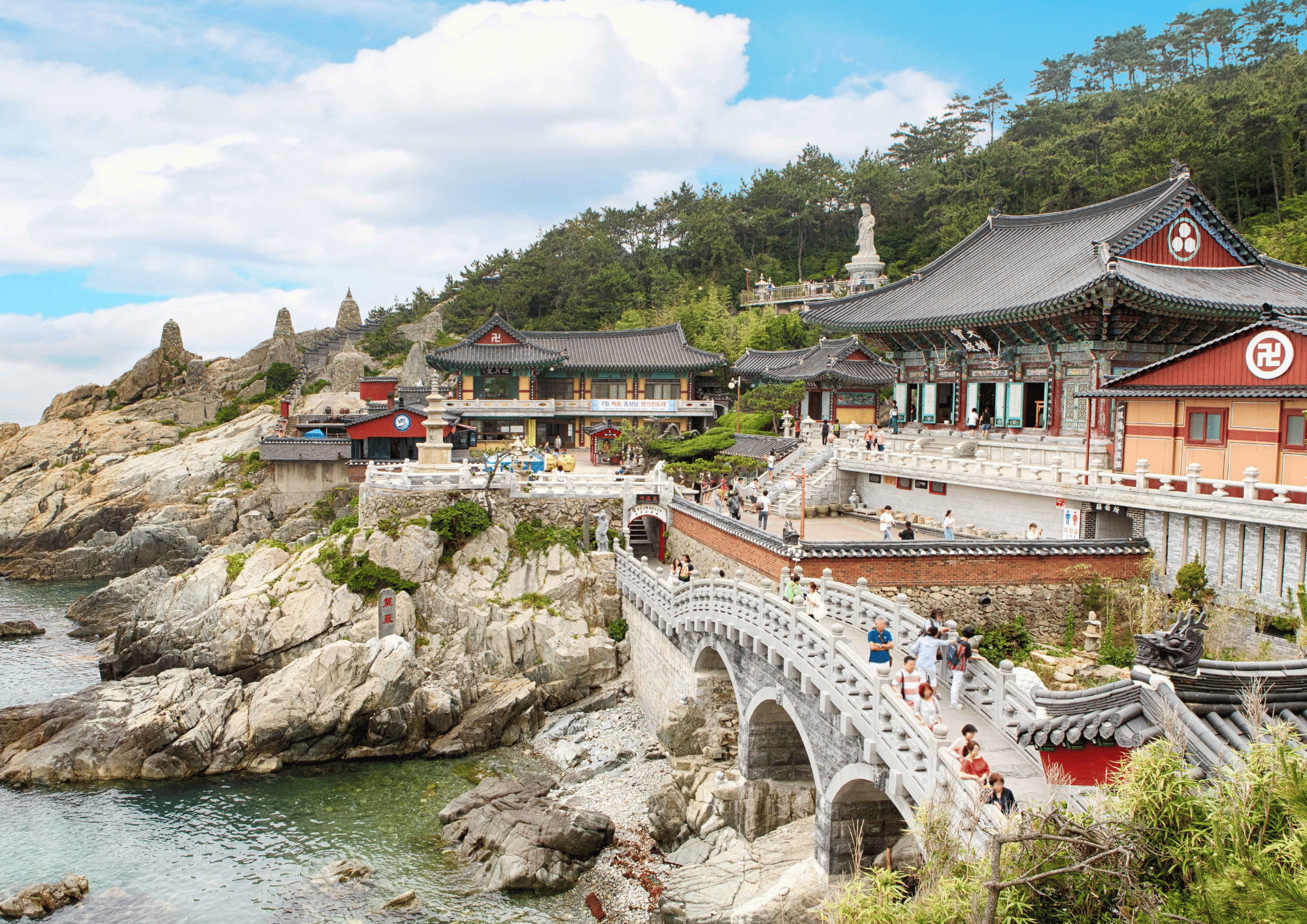 釜山精彩之旅：龍頭寺、甘川洞文化村和松島天空步道