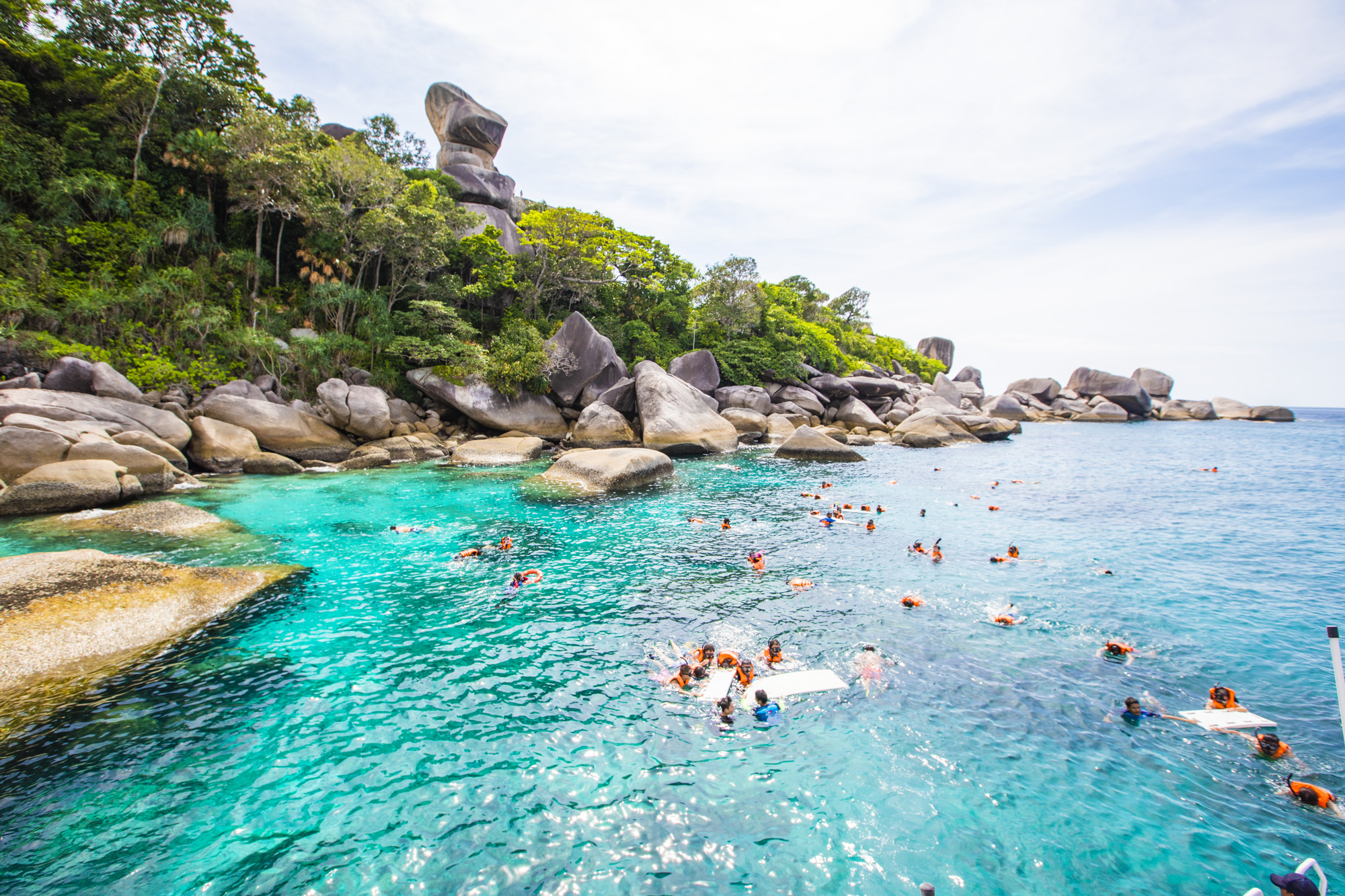 Experience a day of luxury, discovery, and bliss at the Similan Islands.