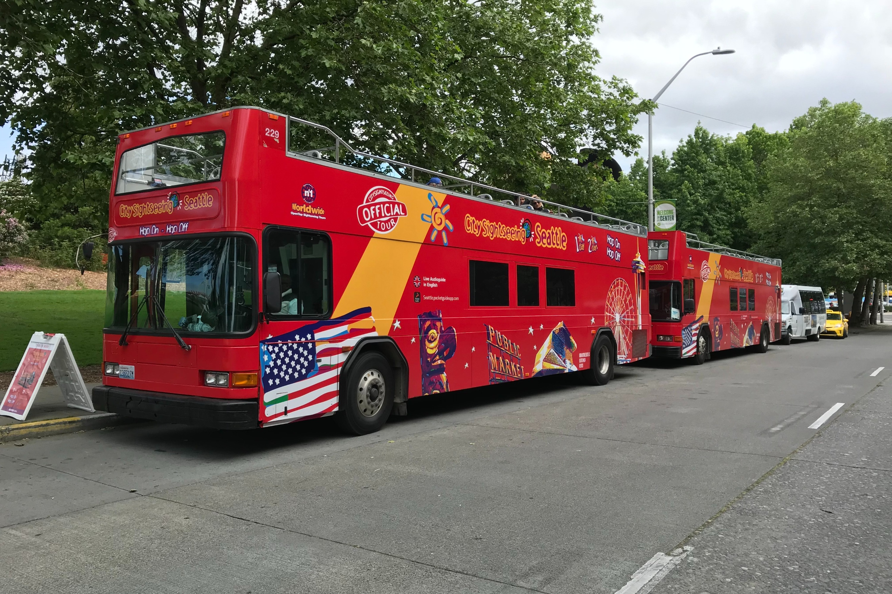 西雅圖 City Sightseeing 隨上隨下觀光巴士