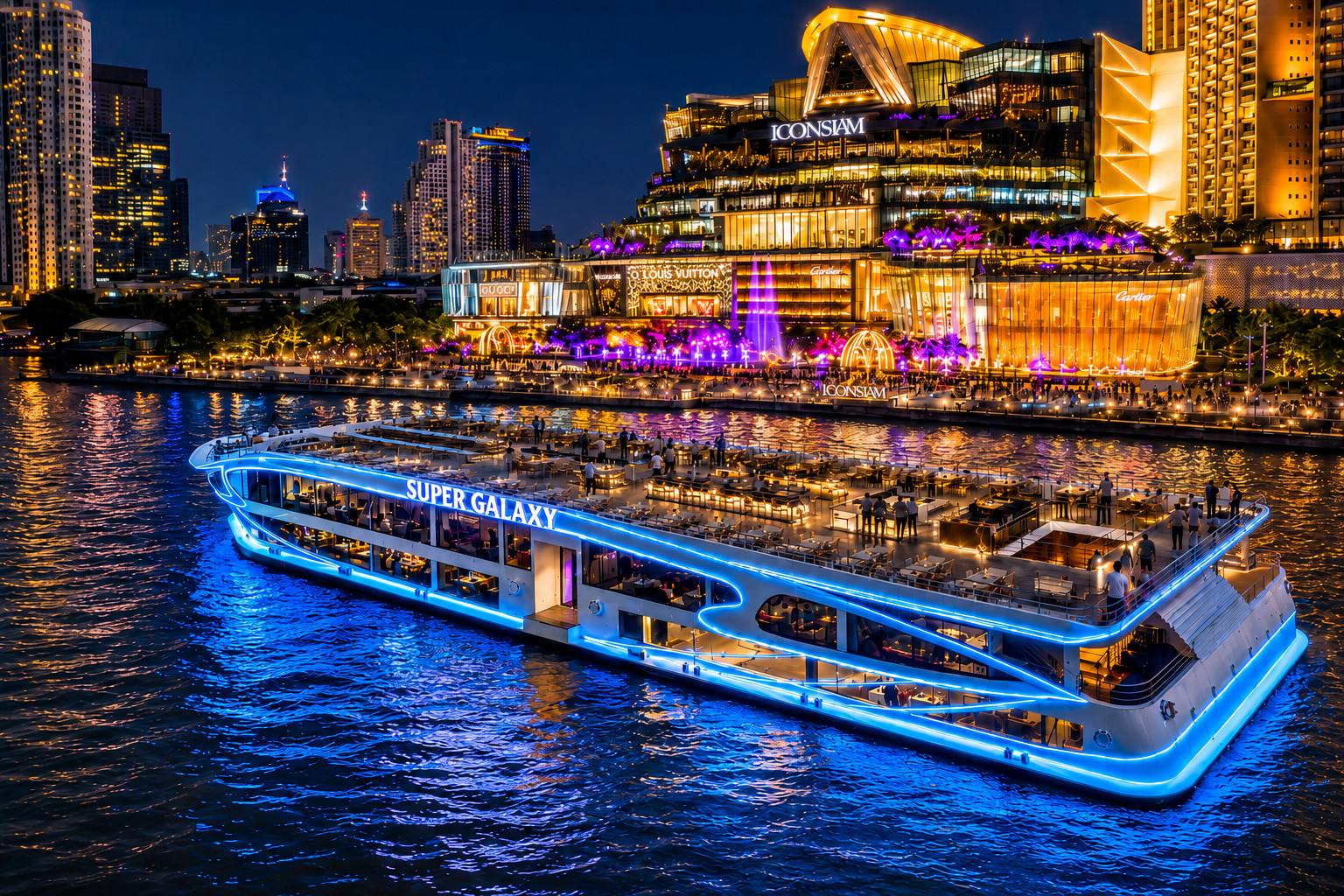 Super Galaxy Dinner Cruise in Bangkok