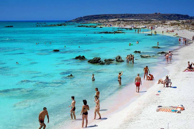 Elafonisi Island pink sand beach tour from Rethymno