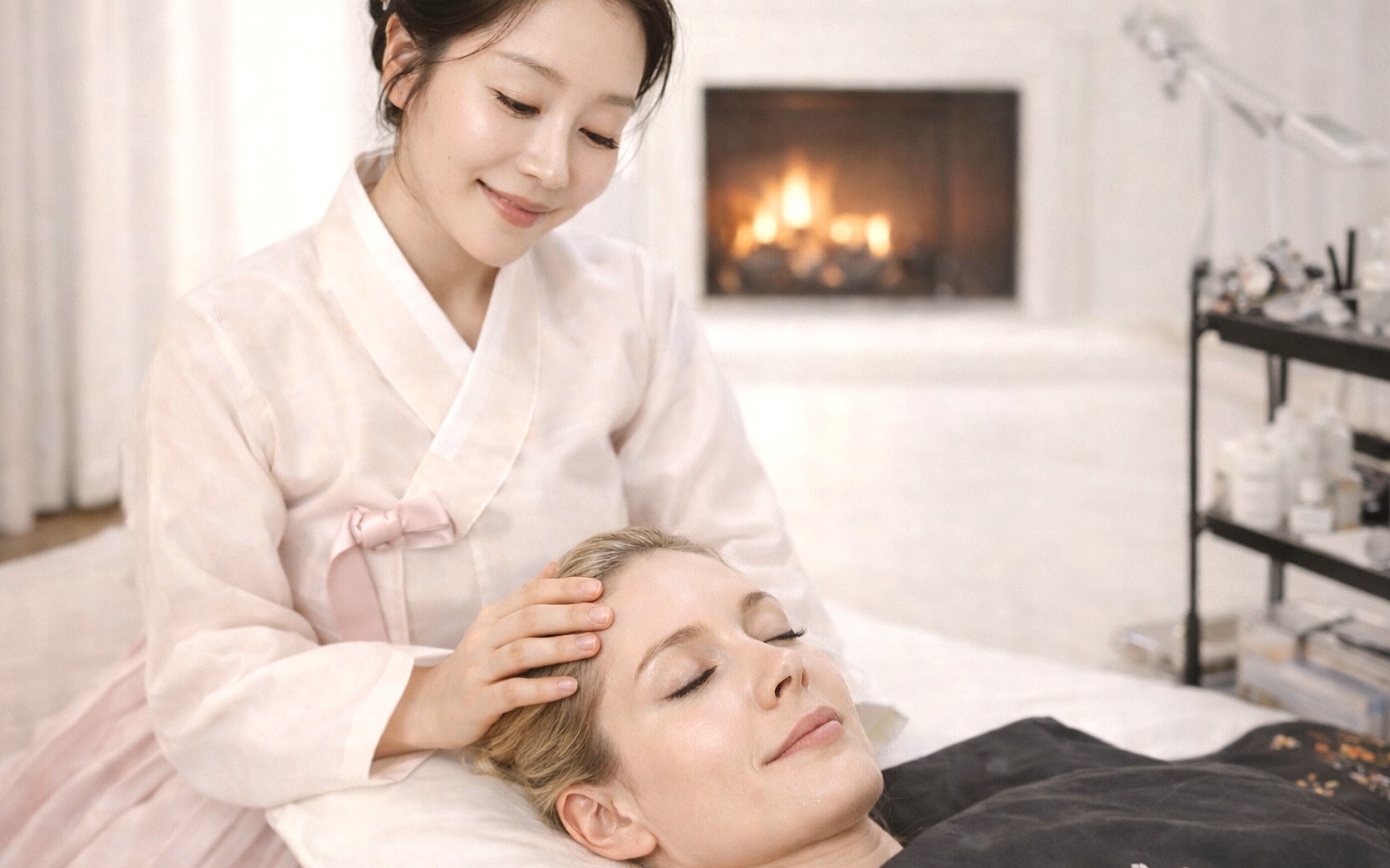 (South korea)Seoul, hongdae Skincare Experience on Heated Floor