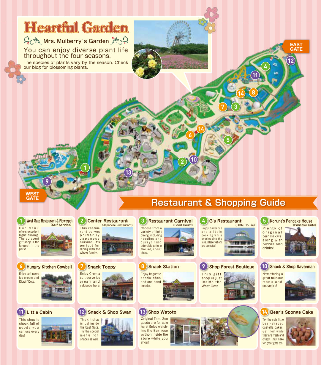 Restaurant & Shopping Guide