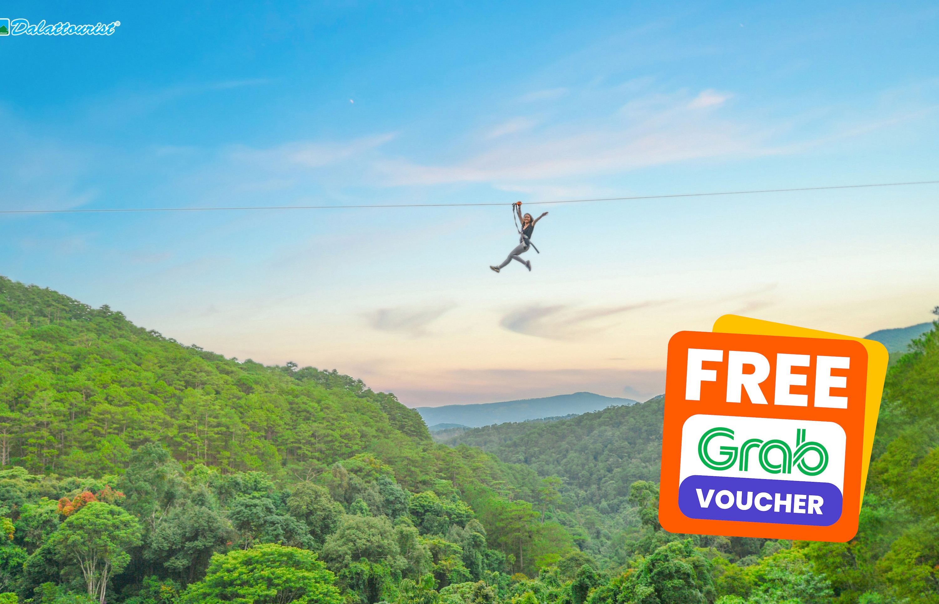 High Rope Course Adventure in Da Lat