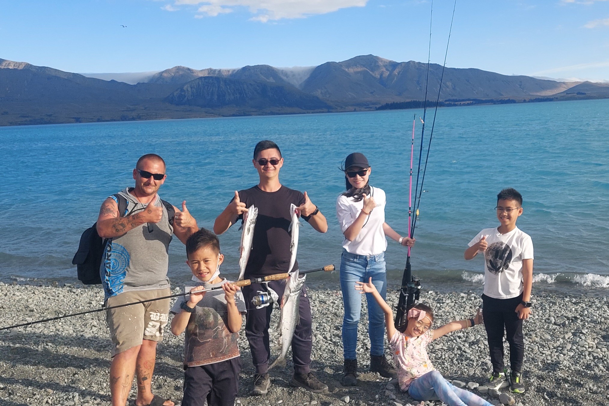 Guided Fishing in Lake Tekapo